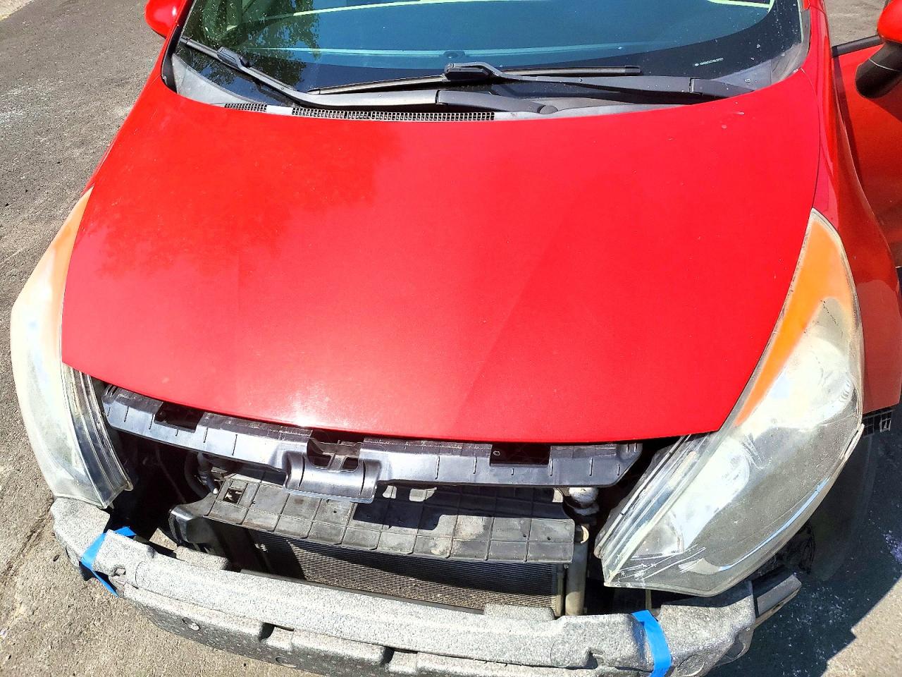 2013 Kia Rio Lx Red vin: KNADM5A37D6297070