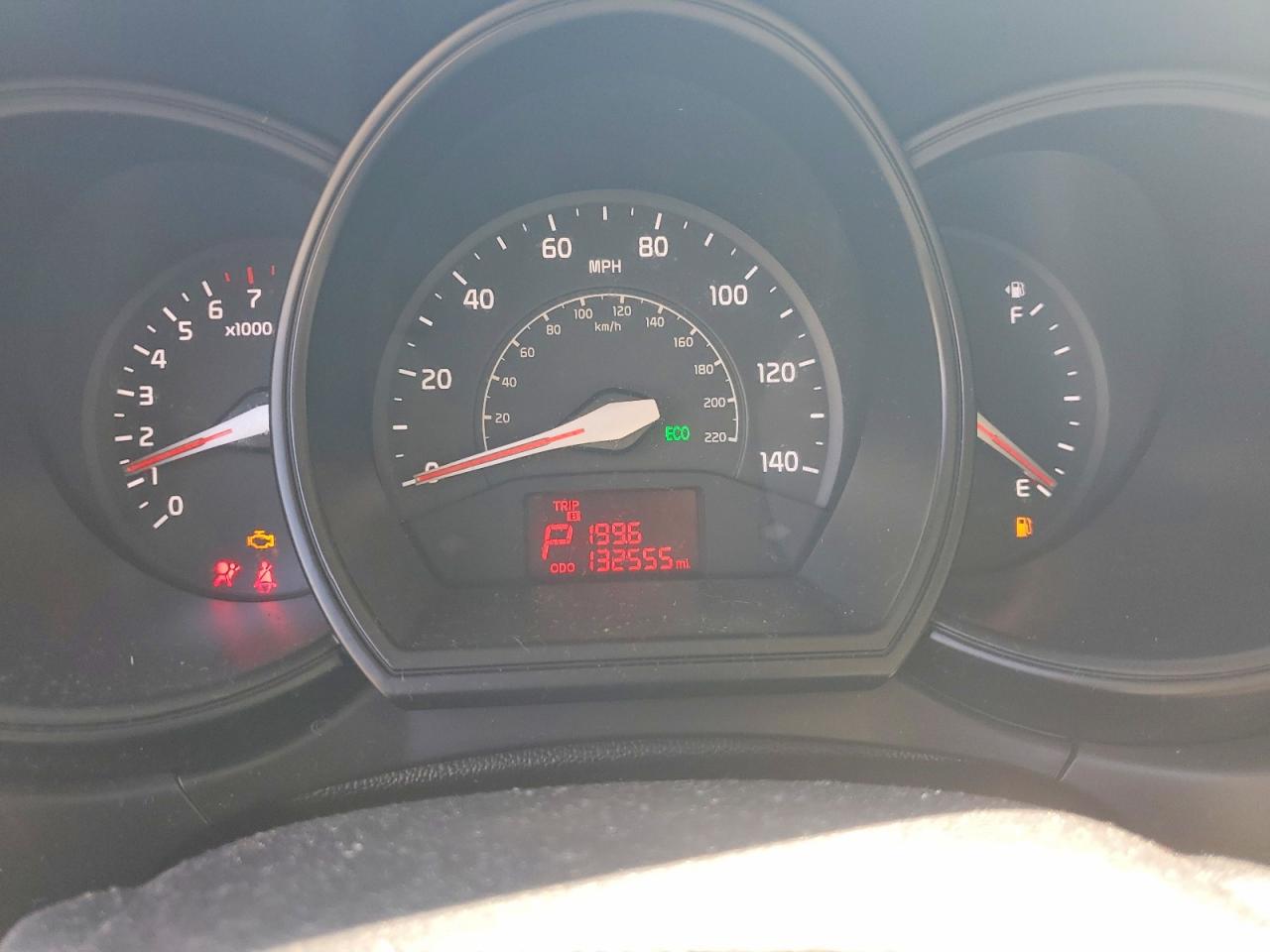 2013 Kia Rio Lx Red vin: KNADM5A37D6297070