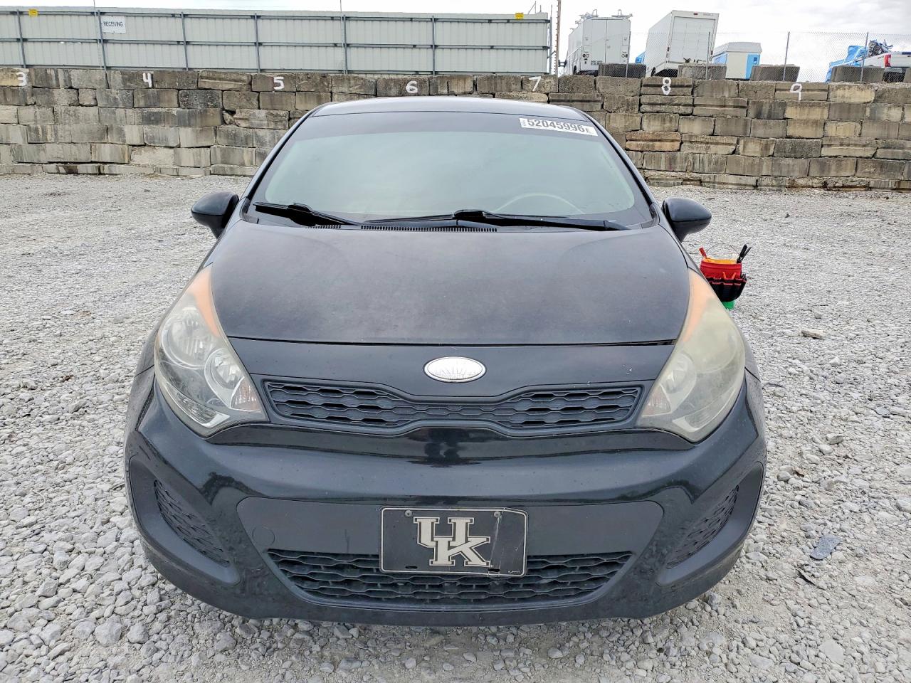 2013 Kia Rio Lx Black vin: KNADM5A37D6319200