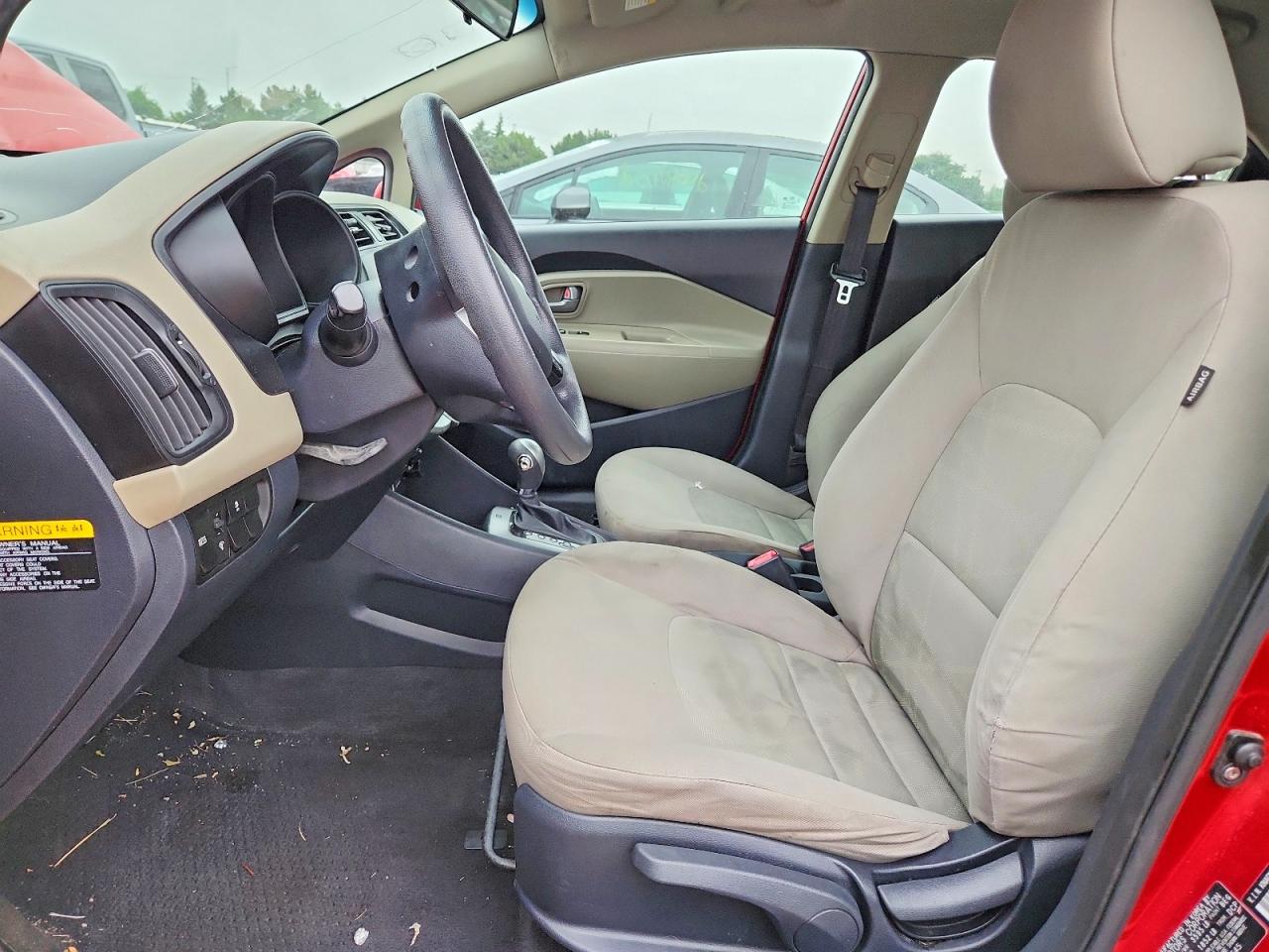 2015 Kia Rio Lx Red vin: KNADM5A37F6457645
