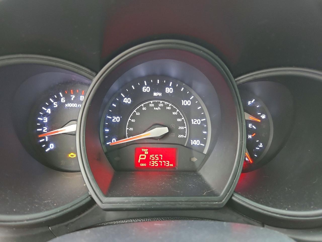 2015 Kia Rio Lx Red vin: KNADM5A37F6457645