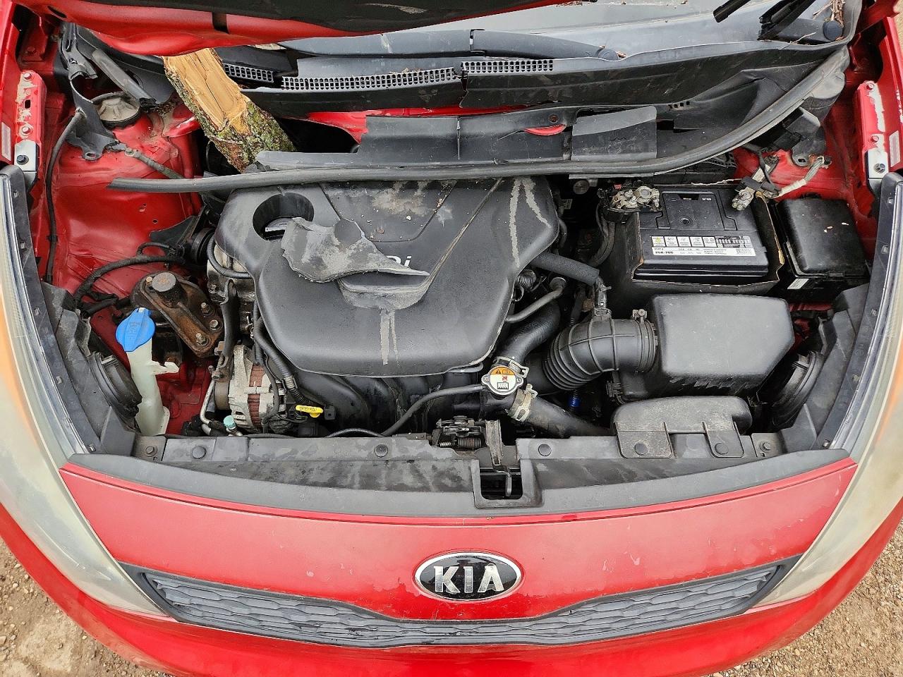 2015 Kia Rio Lx Red vin: KNADM5A37F6457645