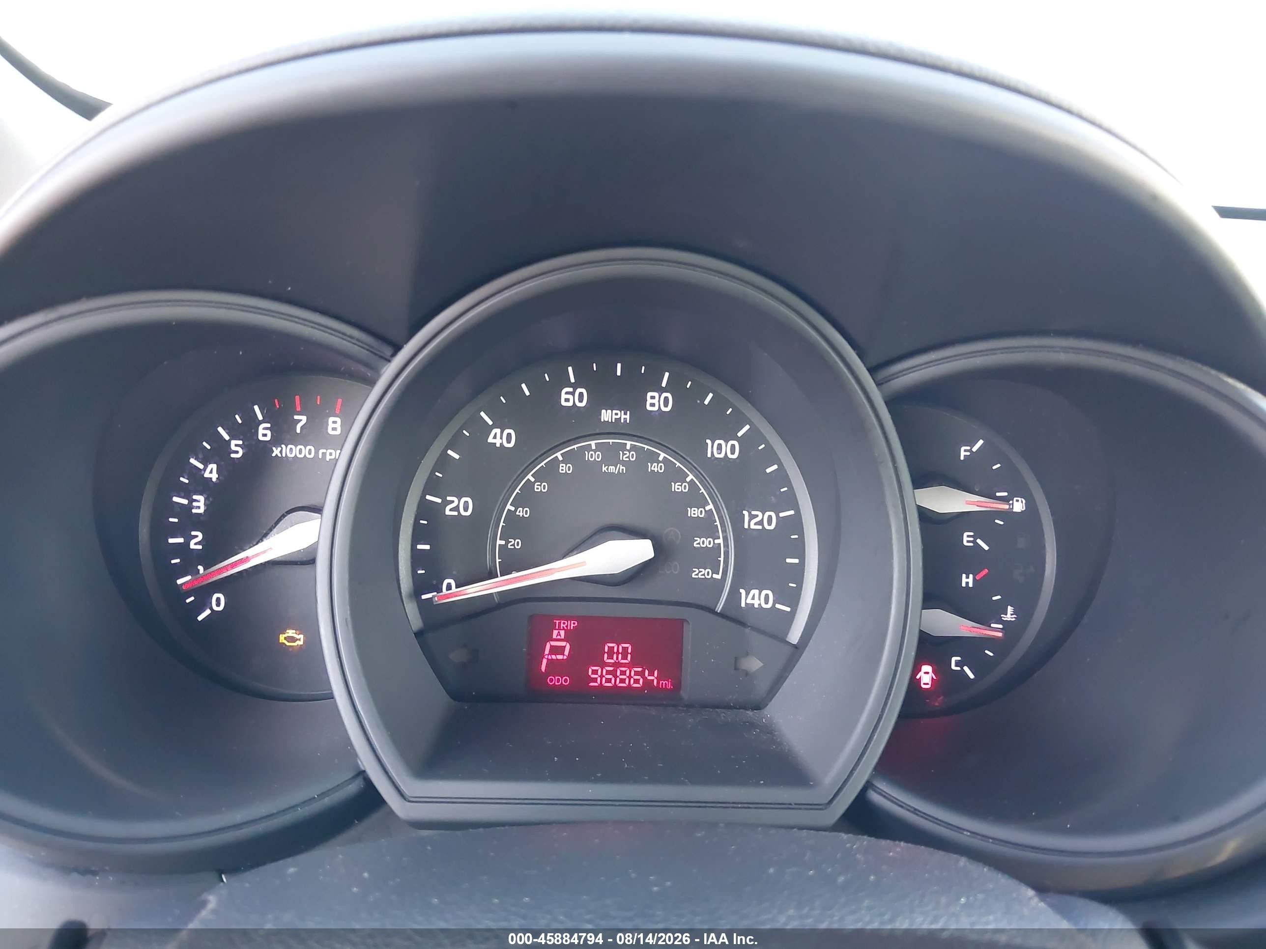 2015 Kia Rio Lx Silver vin: KNADM5A37F6515480