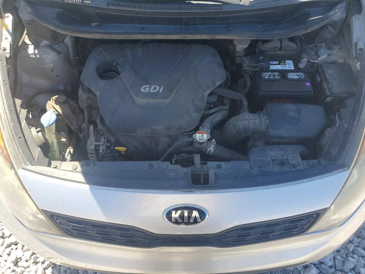 2015 Kia Rio Silver vin: KNADM5A38F6445651