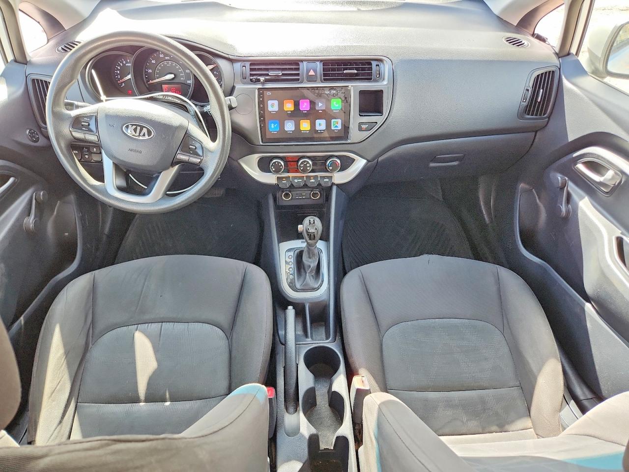 2015 Kia Rio Lx Silver vin: KNADM5A38F6518162