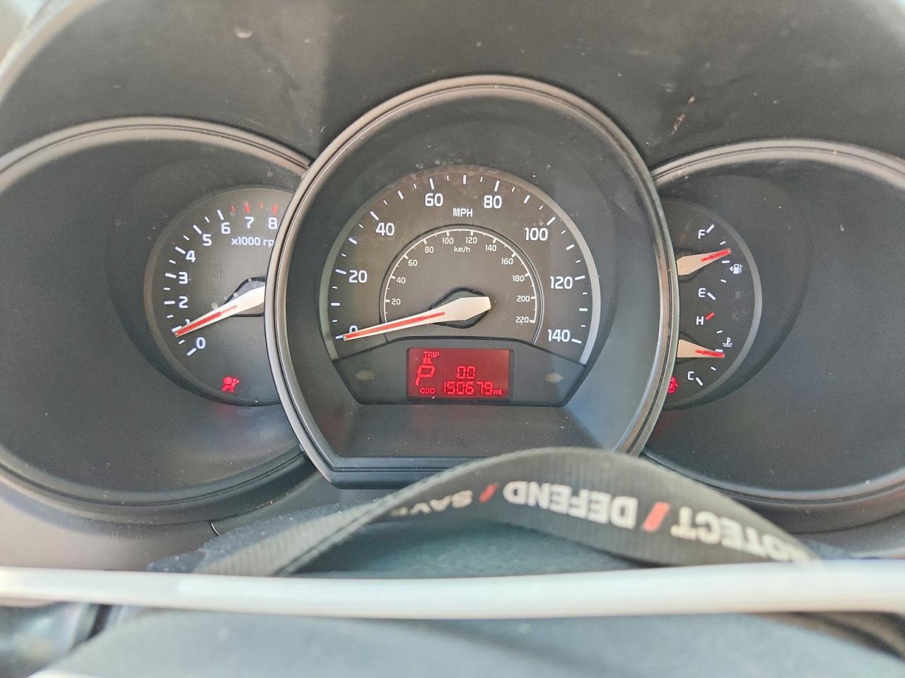 2015 Kia Rio Lx Silver vin: KNADM5A38F6518162
