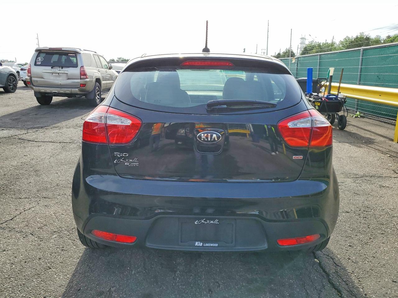 2013 Kia Rio Lx Black vin: KNADM5A39D6231409