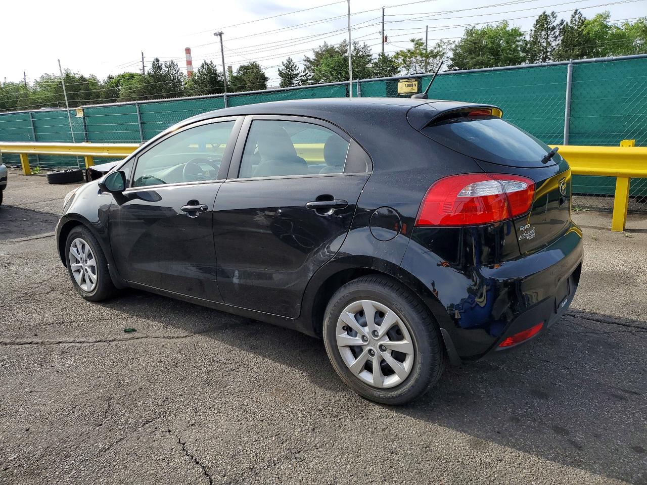 2013 Kia Rio Lx Black vin: KNADM5A39D6231409