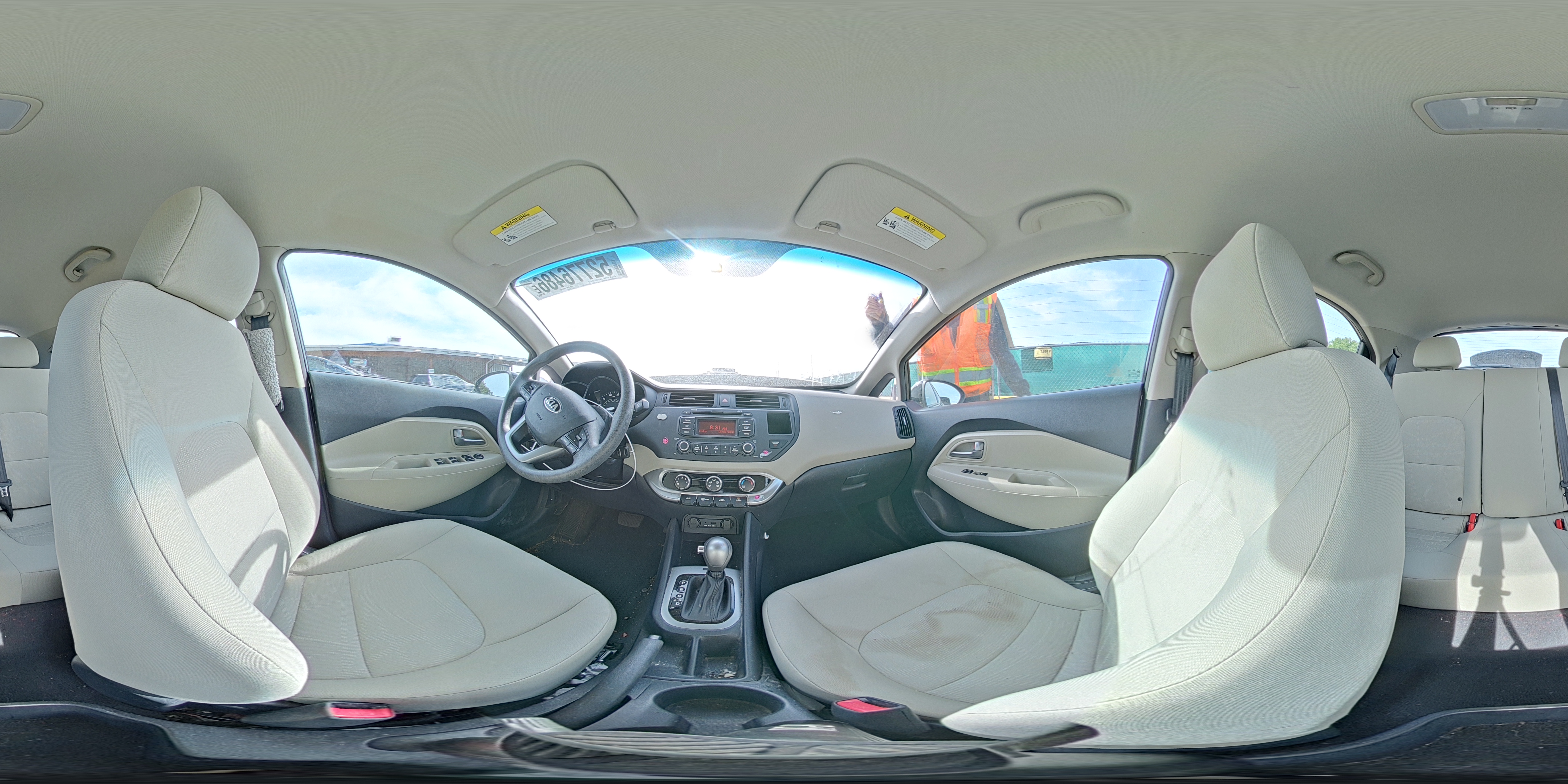 2013 Kia Rio Lx Black vin: KNADM5A39D6231409
