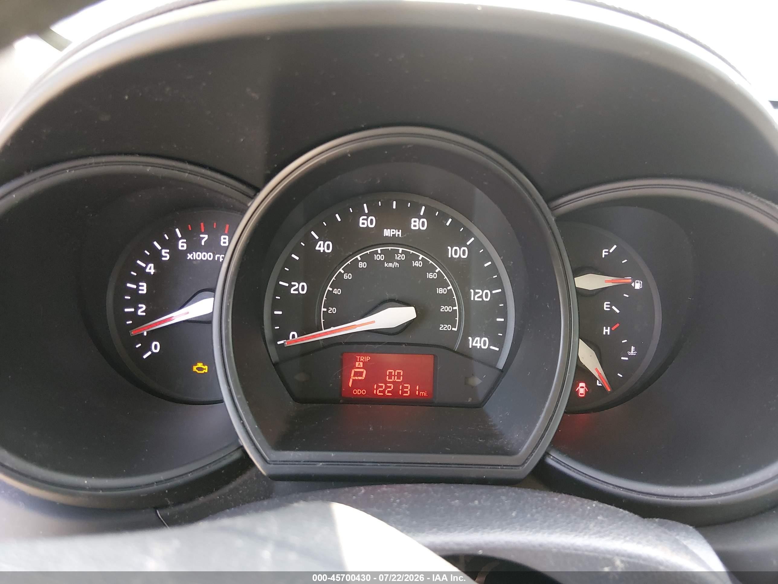 2014 Kia Rio Lx Silver vin: KNADM5A39E6351275