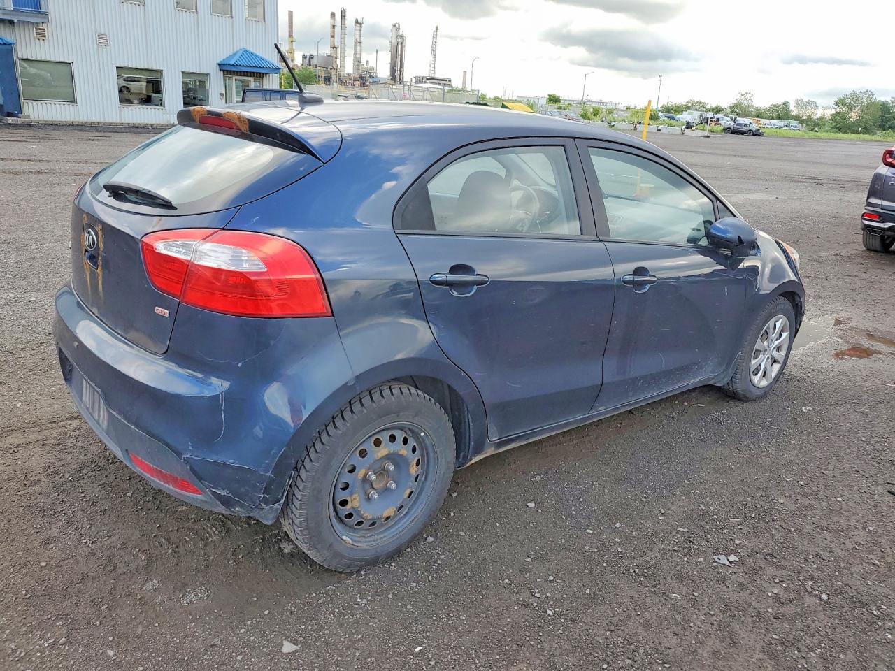 2015 Kia Rio Lx Gray vin: KNADM5A39F6981279