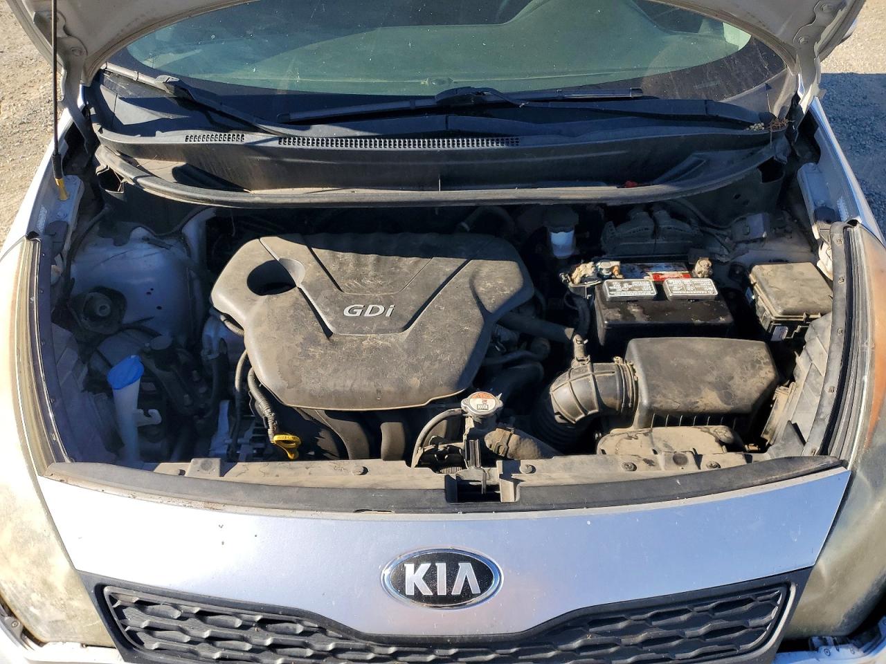 2013 Kia Rio Lx Silver vin: KNADM5A3XD6138687