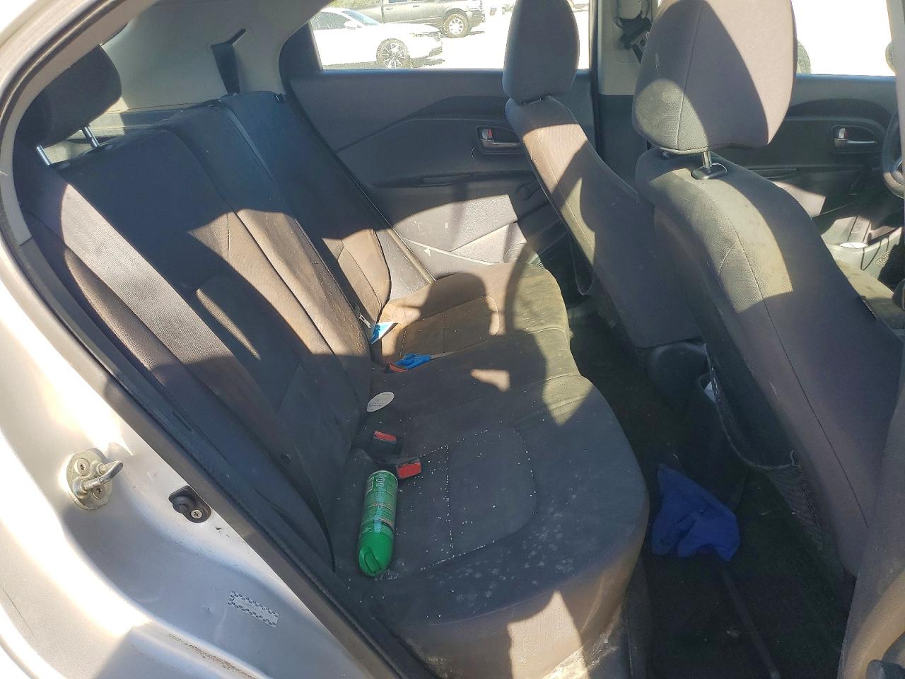 2013 Kia Rio Lx Silver vin: KNADM5A3XD6138687