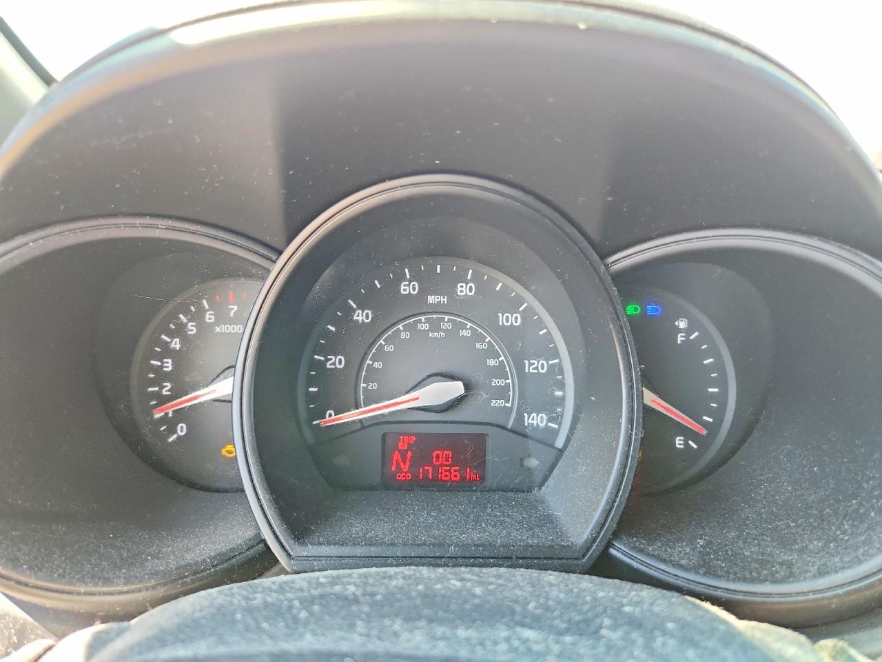 2013 Kia Rio Lx White vin: KNADM5A3XD6212366