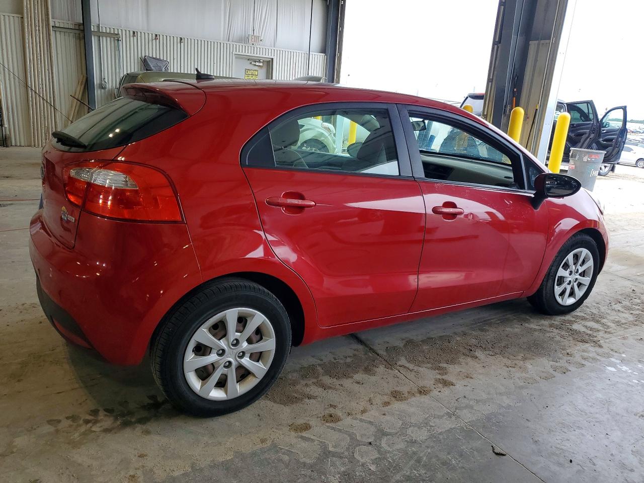 2013 Kia Rio Lx Red vin: KNADM5A3XD6247795