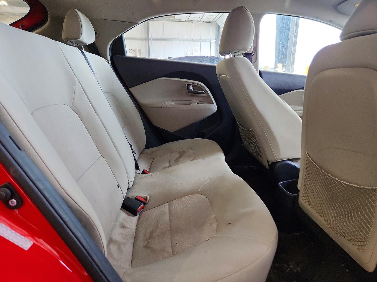 2013 Kia Rio Lx Red vin: KNADM5A3XD6247795