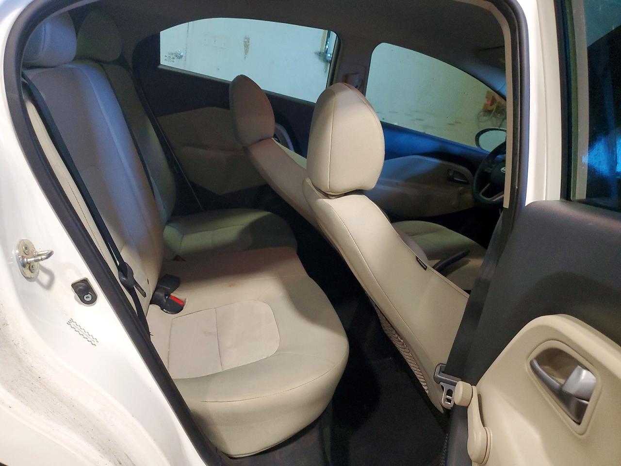 2013 Kia Rio Lx White vin: KNADM5A3XD6301080