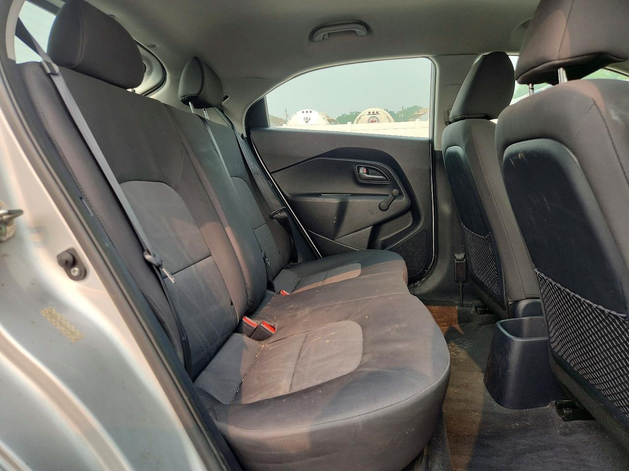 2014 Kia Rio Lx Silver vin: KNADM5A3XE6377321
