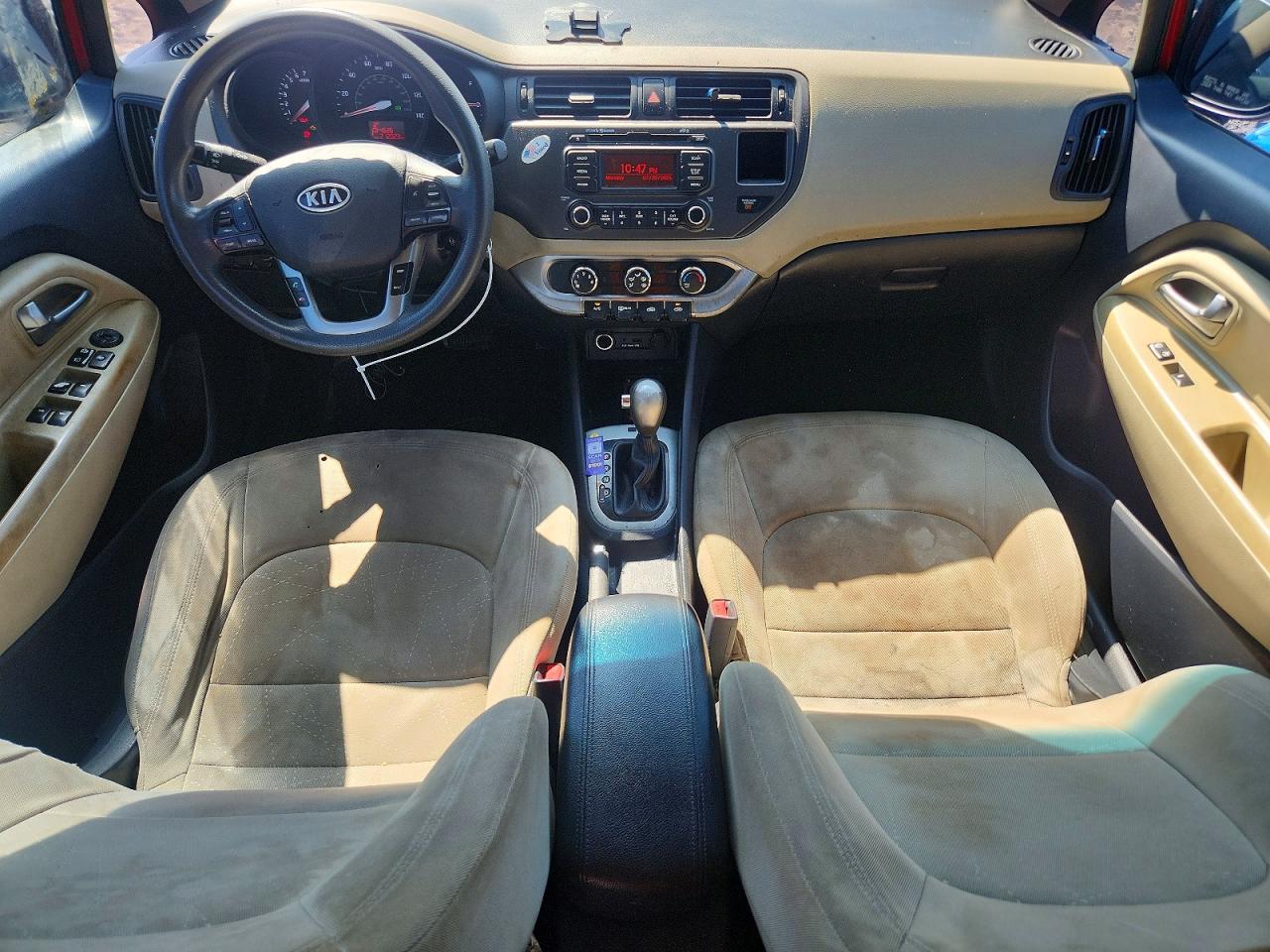 2013 Kia Rio Ex Red vin: KNADN4A30D6113370