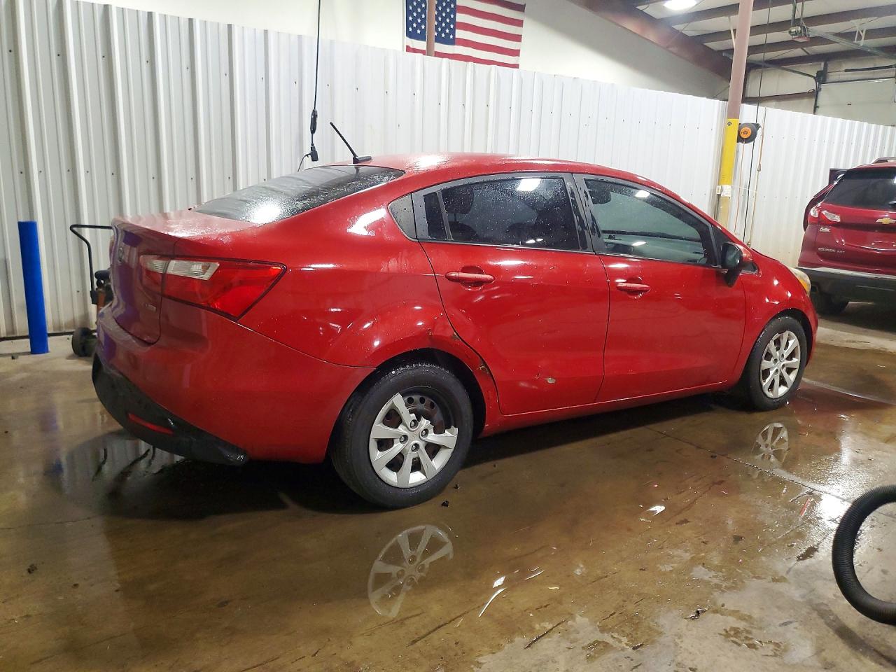 2013 Kia Rio Ex Red vin: KNADN4A30D6113370