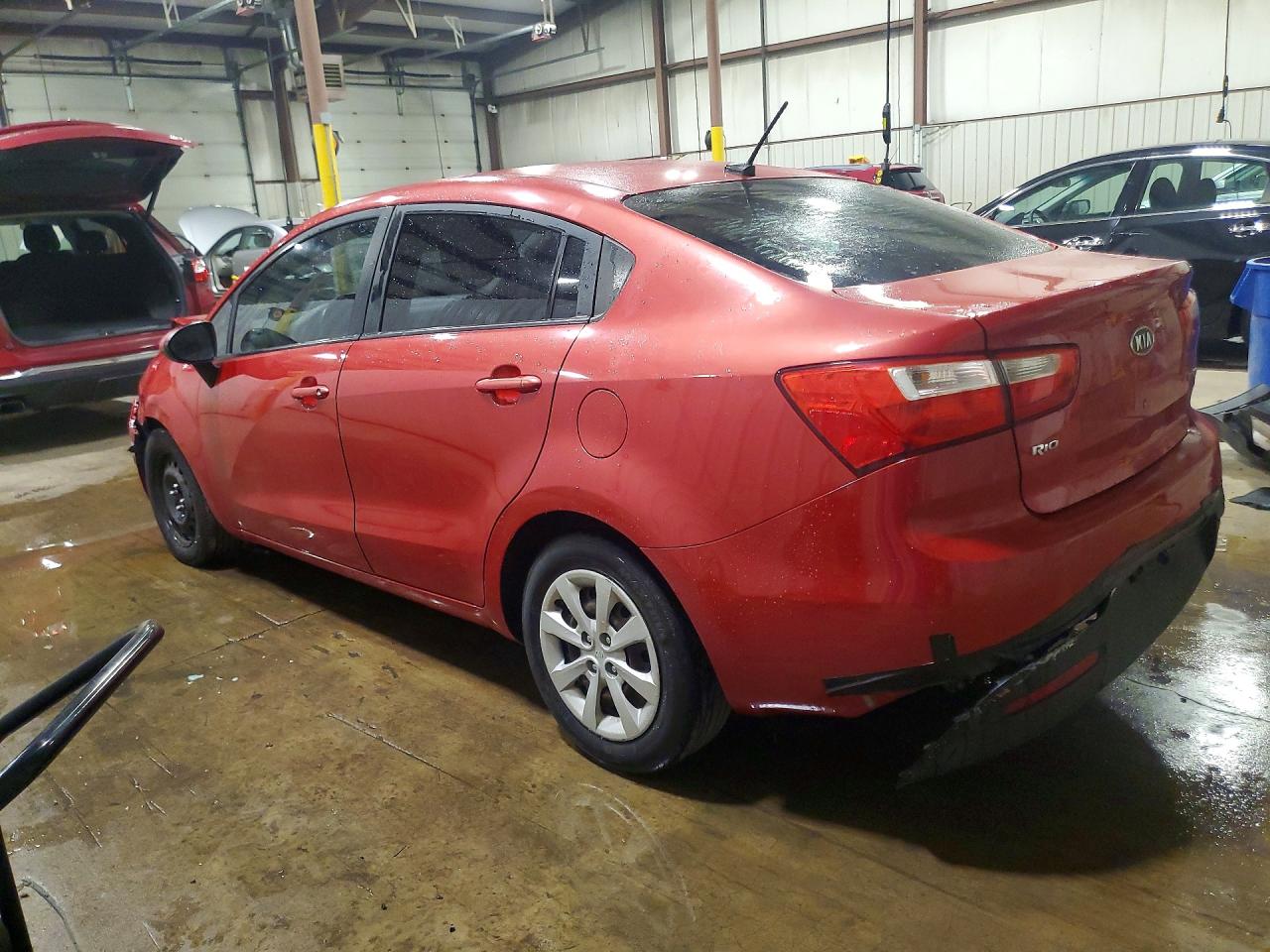 2013 Kia Rio Ex Red vin: KNADN4A30D6113370