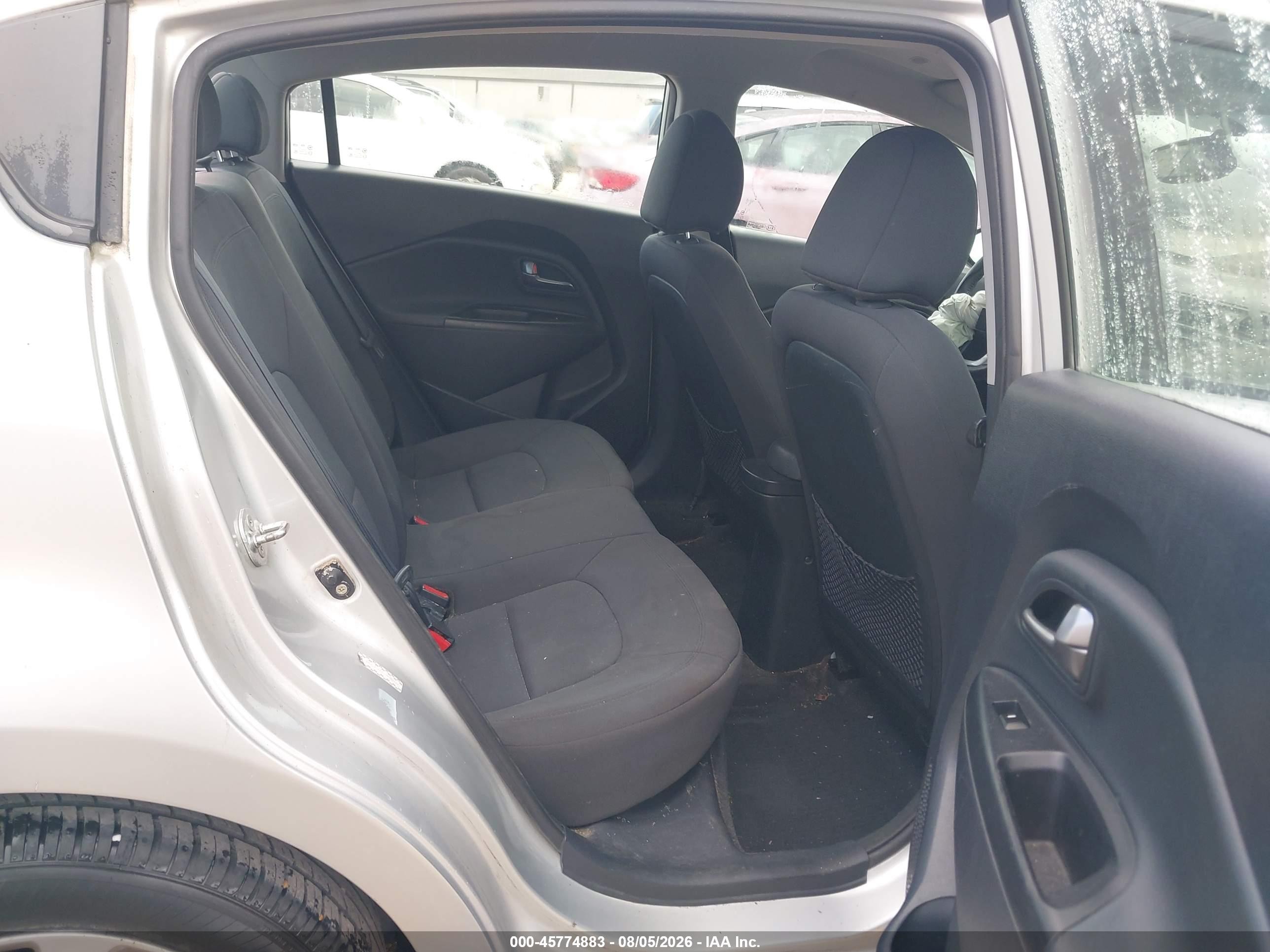 2013 Kia Rio Ex Серебряный vin: KNADN4A30D6132226