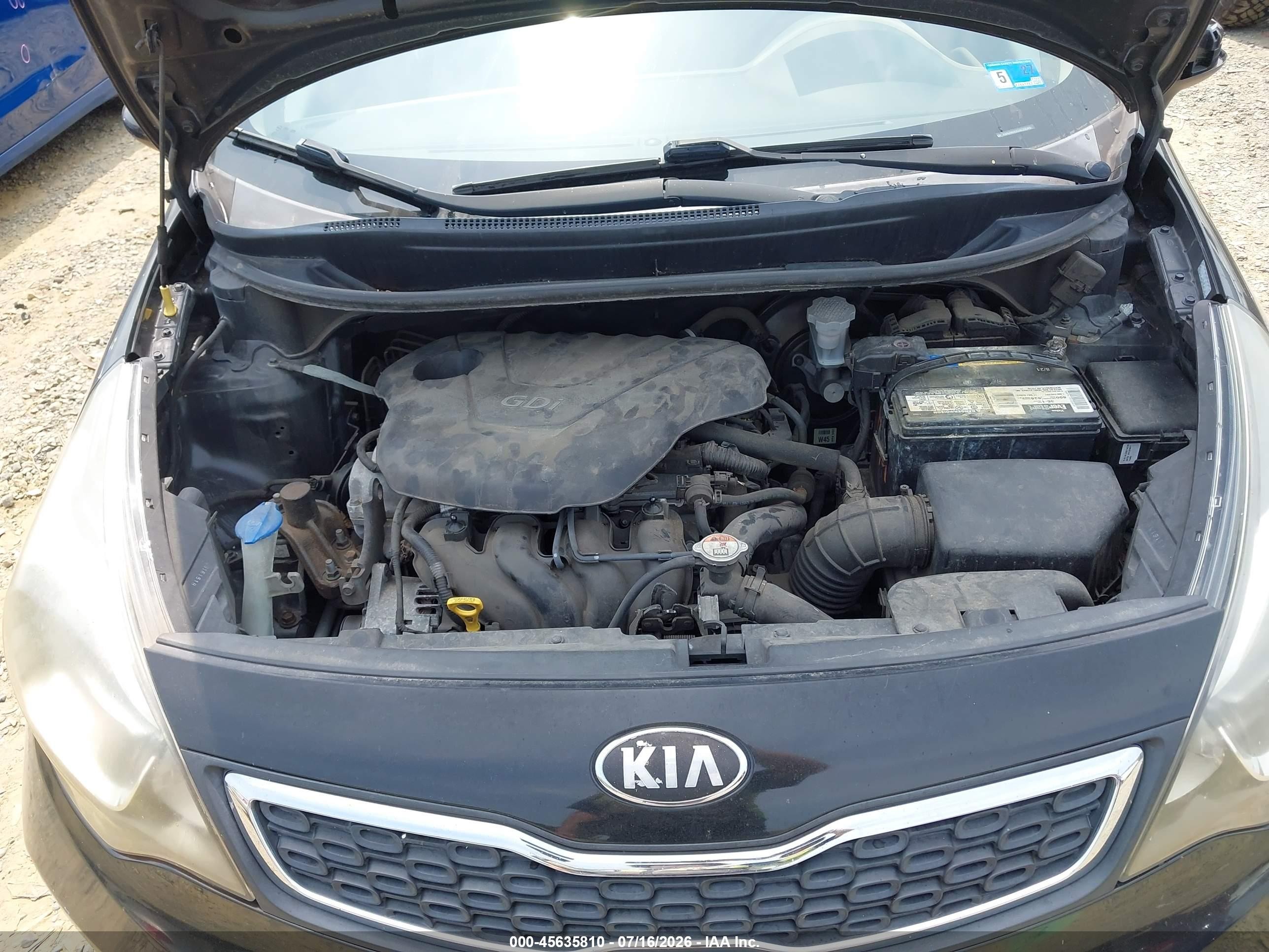 2013 Kia Rio Ex Black vin: KNADN4A30D6139046