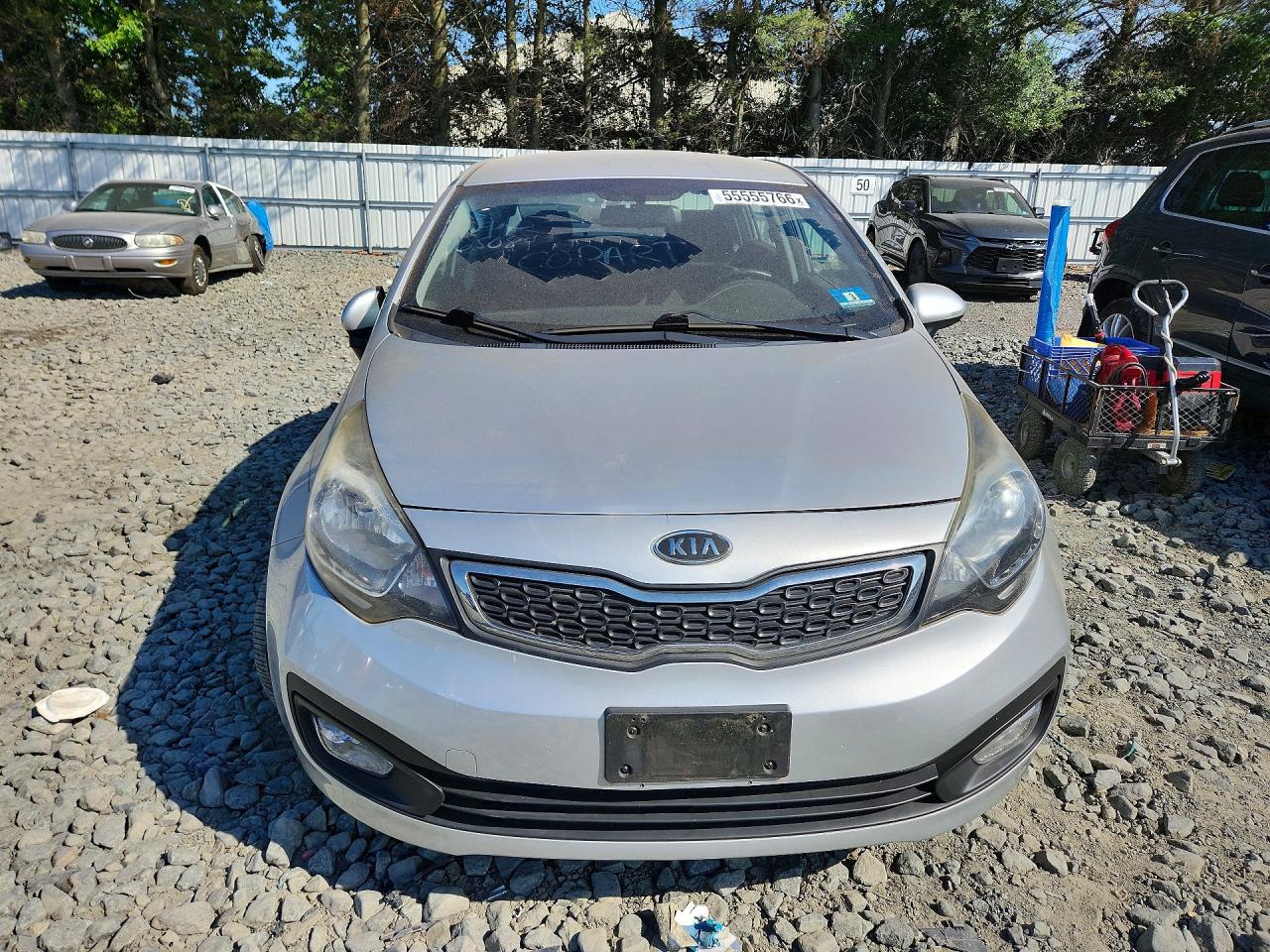 2012 Kia Rio Sx Серебряный vin: KNADN4A31C6065084