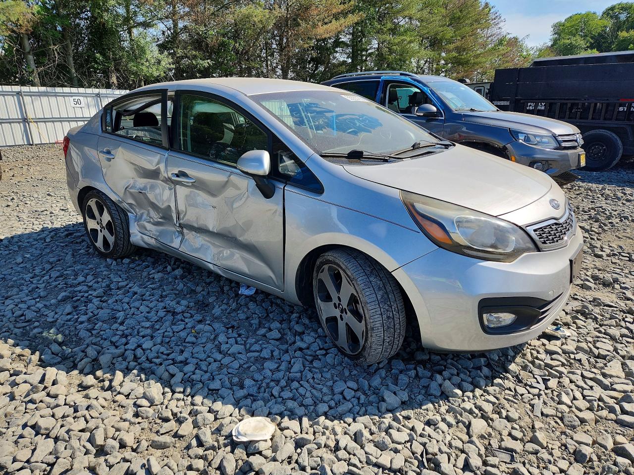 2012 Kia Rio Sx Серебряный vin: KNADN4A31C6065084