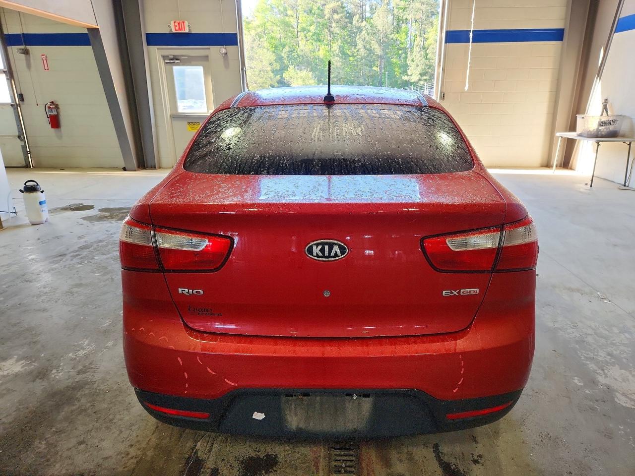 2012 Kia Rio Ex Red vin: KNADN4A31C6071659