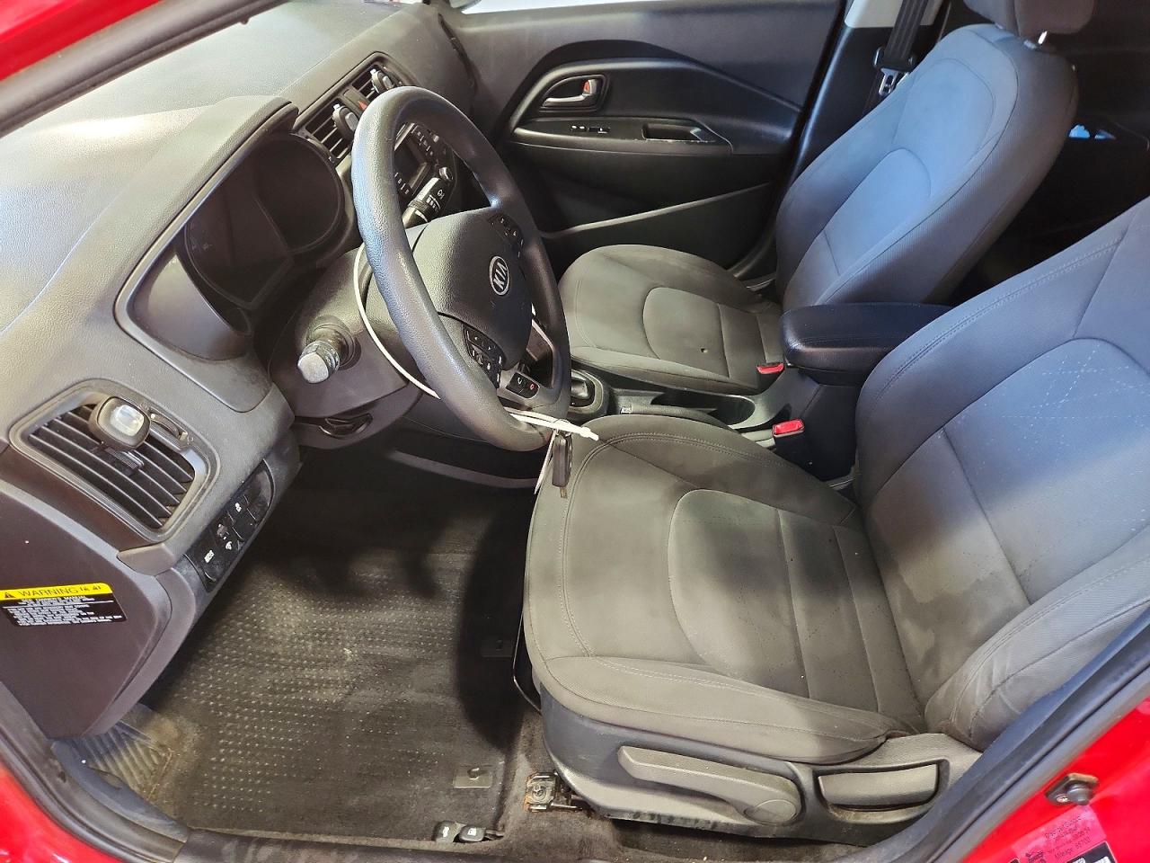 2012 Kia Rio Ex Red vin: KNADN4A31C6071659