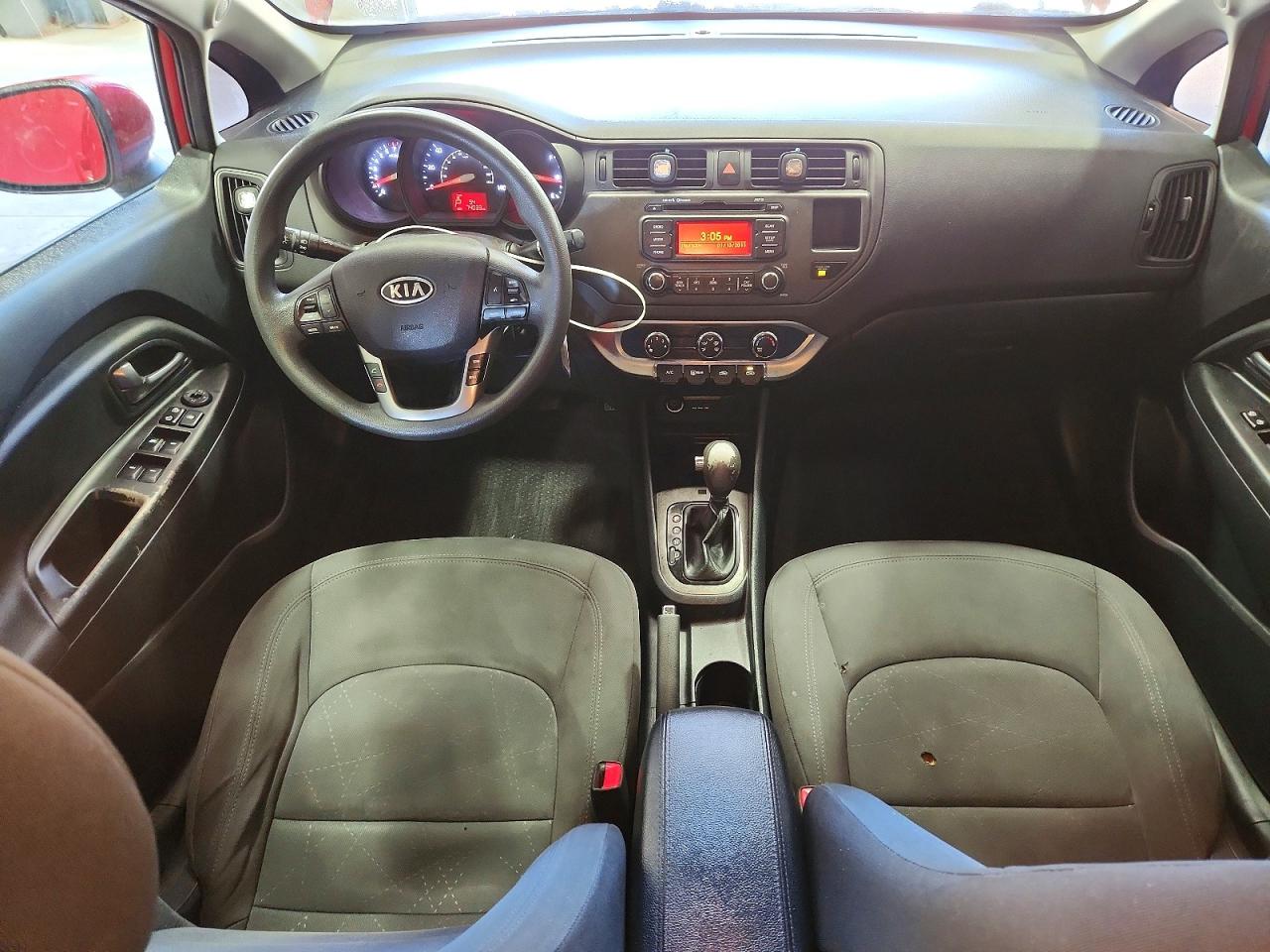 2012 Kia Rio Ex Red vin: KNADN4A31C6071659