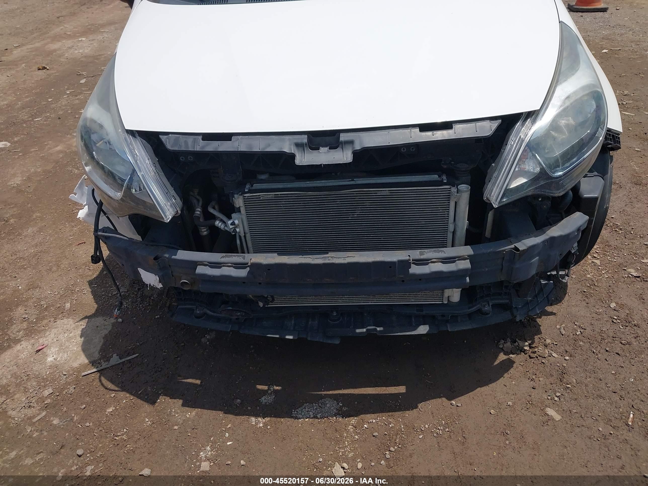 2012 Kia Rio Sx White vin: KNADN4A31C6083889