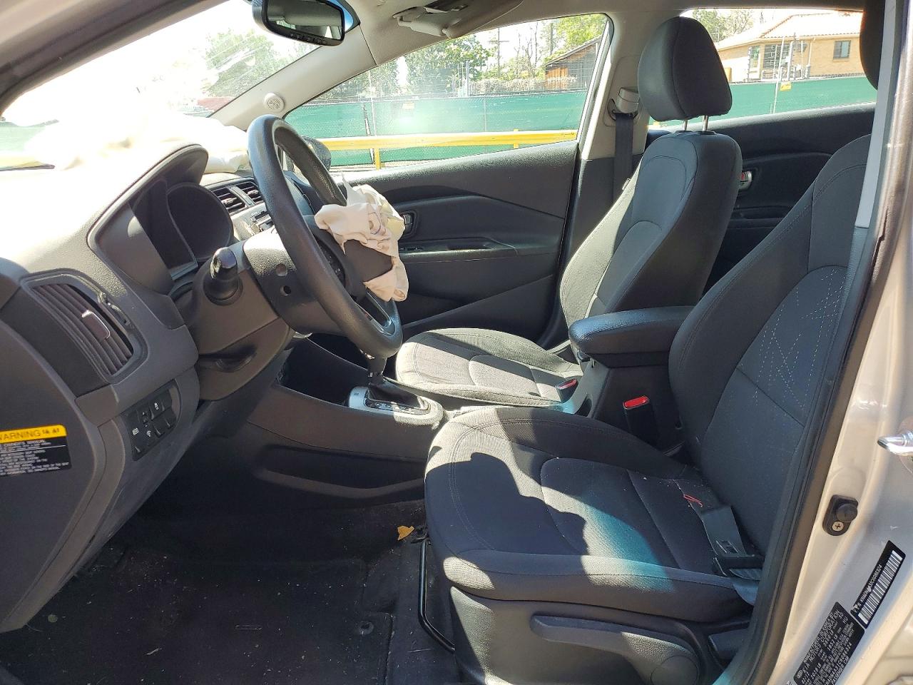 2012 Kia Rio Ex Серебряный vin: KNADN4A31C6086324