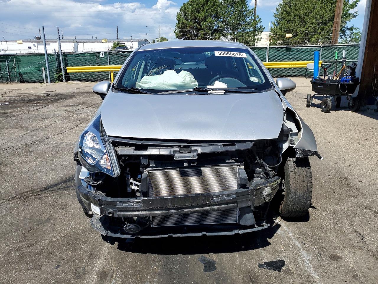 2012 Kia Rio Ex Серебряный vin: KNADN4A31C6086324