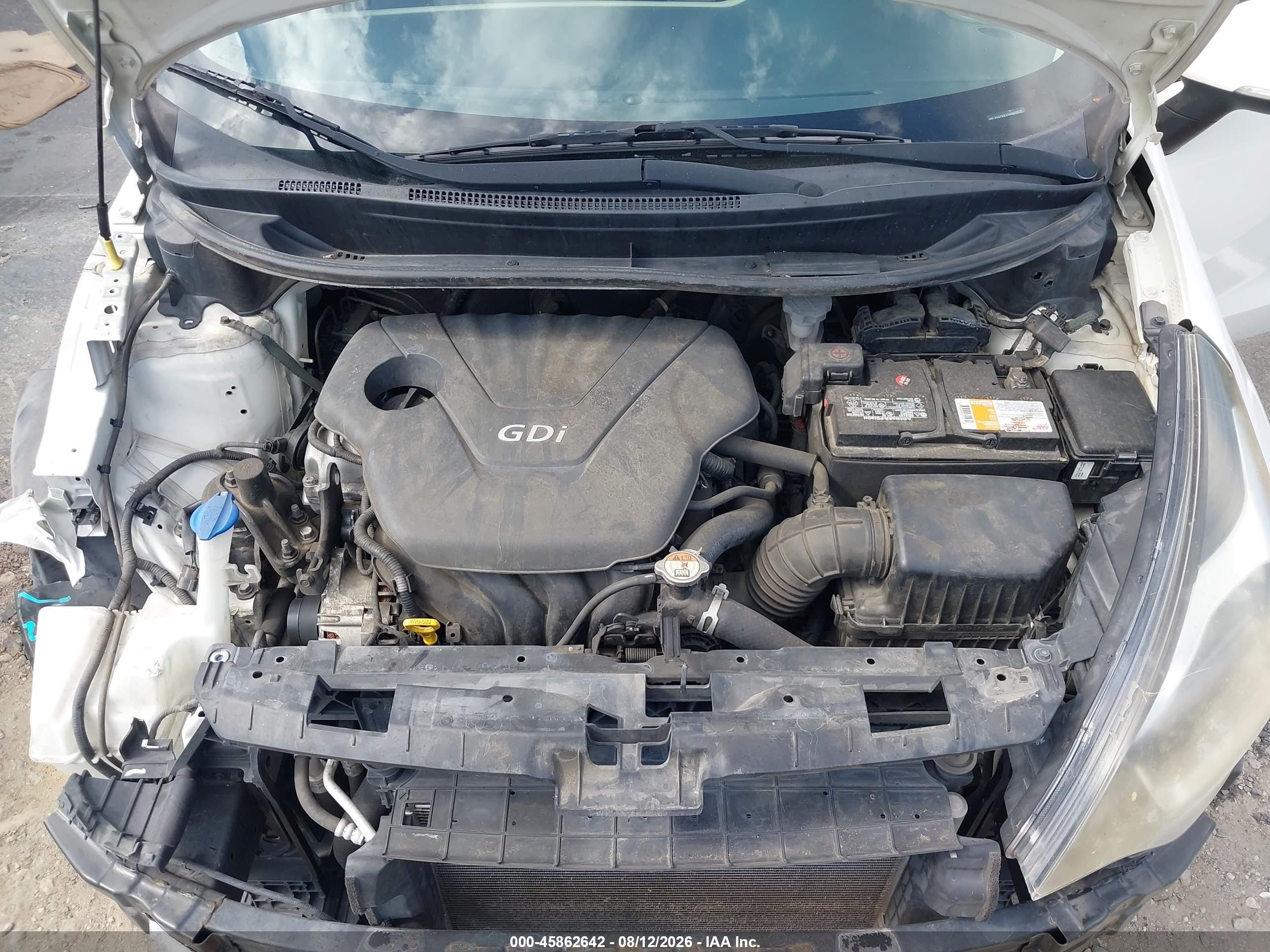 2014 Kia Rio Ex White vin: KNADN4A31E6419575