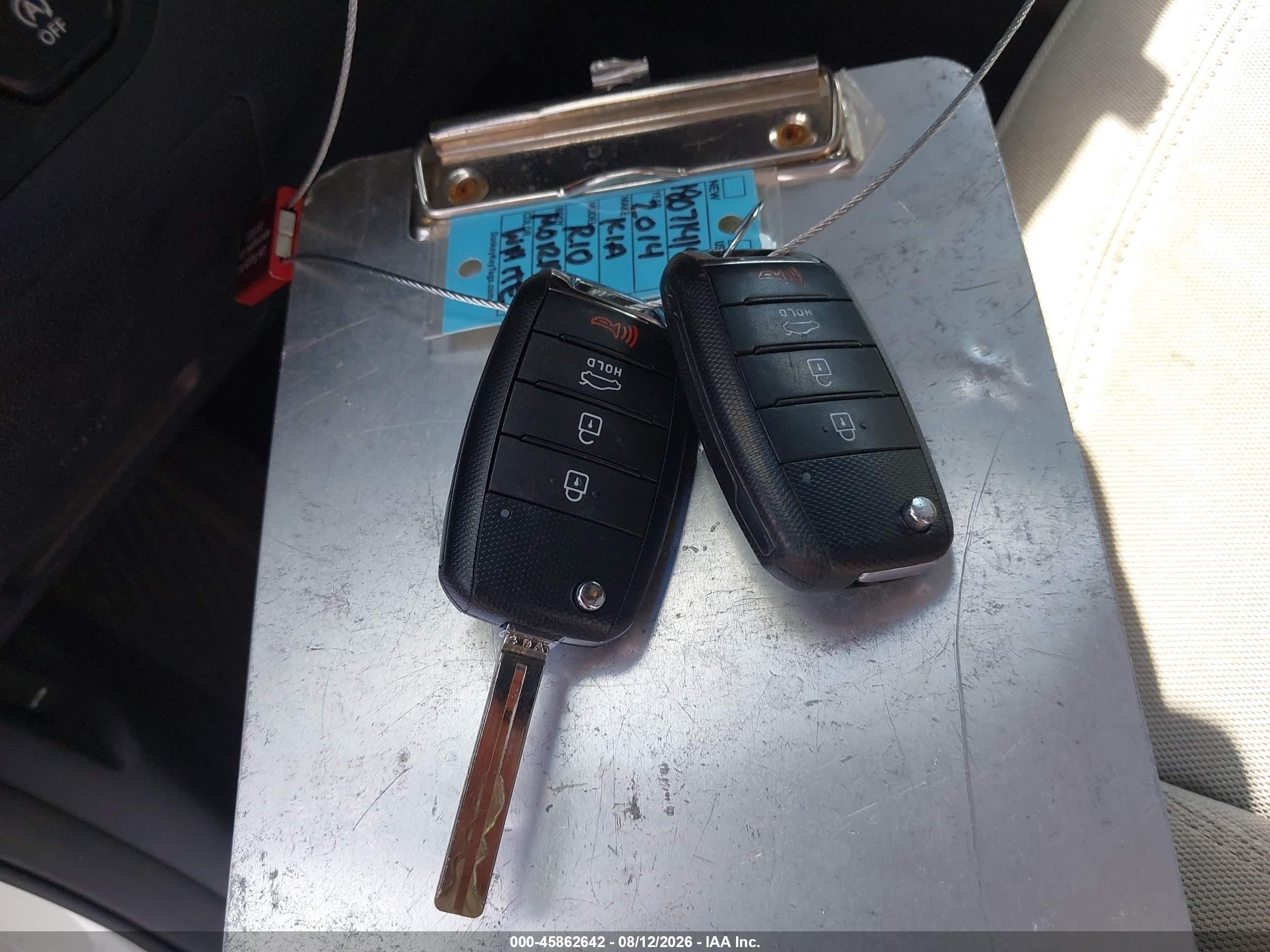 2014 Kia Rio Ex White vin: KNADN4A31E6419575