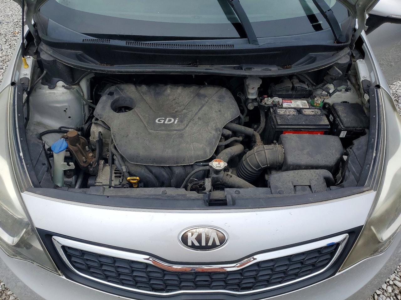 2013 Kia Rio Ex Silver vin: KNADN4A32D6201529