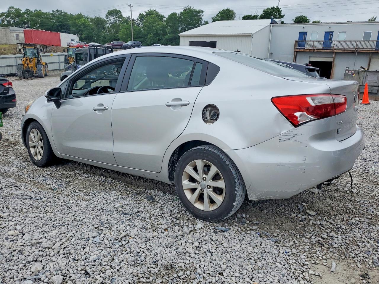 2013 Kia Rio Ex Silver vin: KNADN4A32D6201529