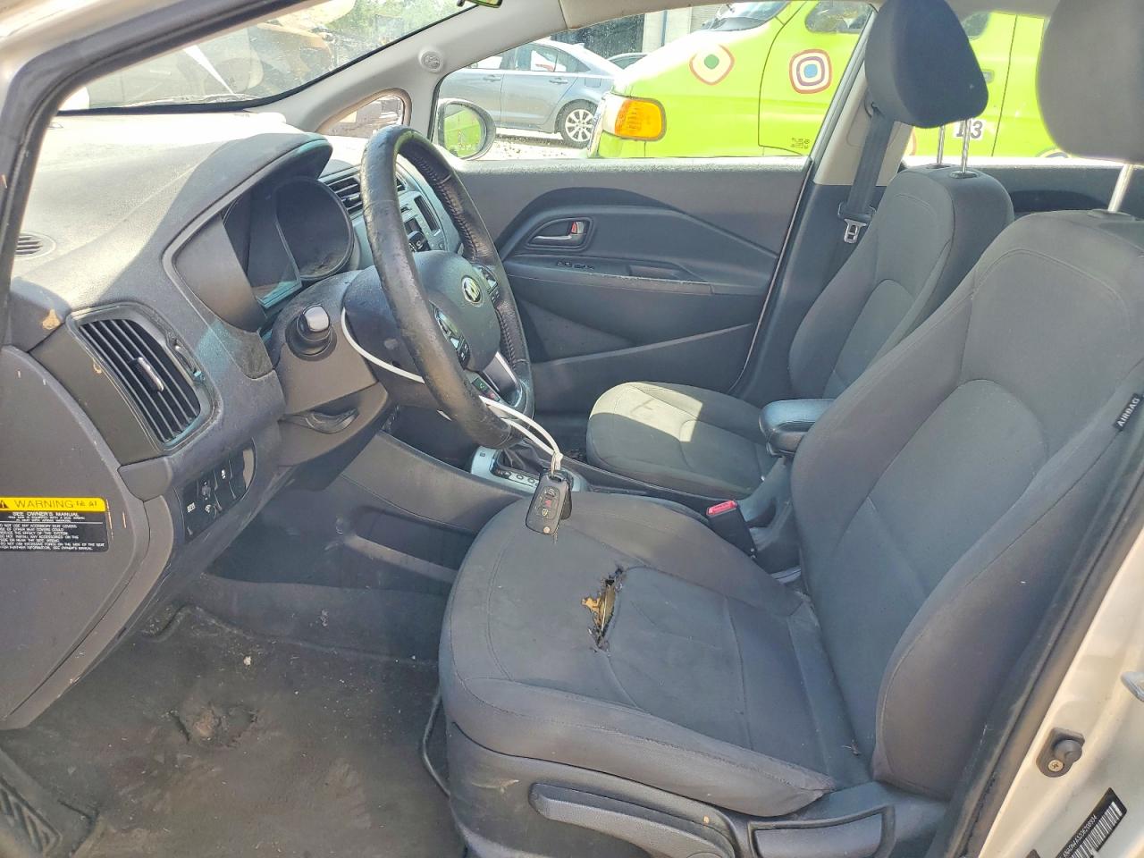 2013 Kia Rio Ex Silver vin: KNADN4A32D6208934