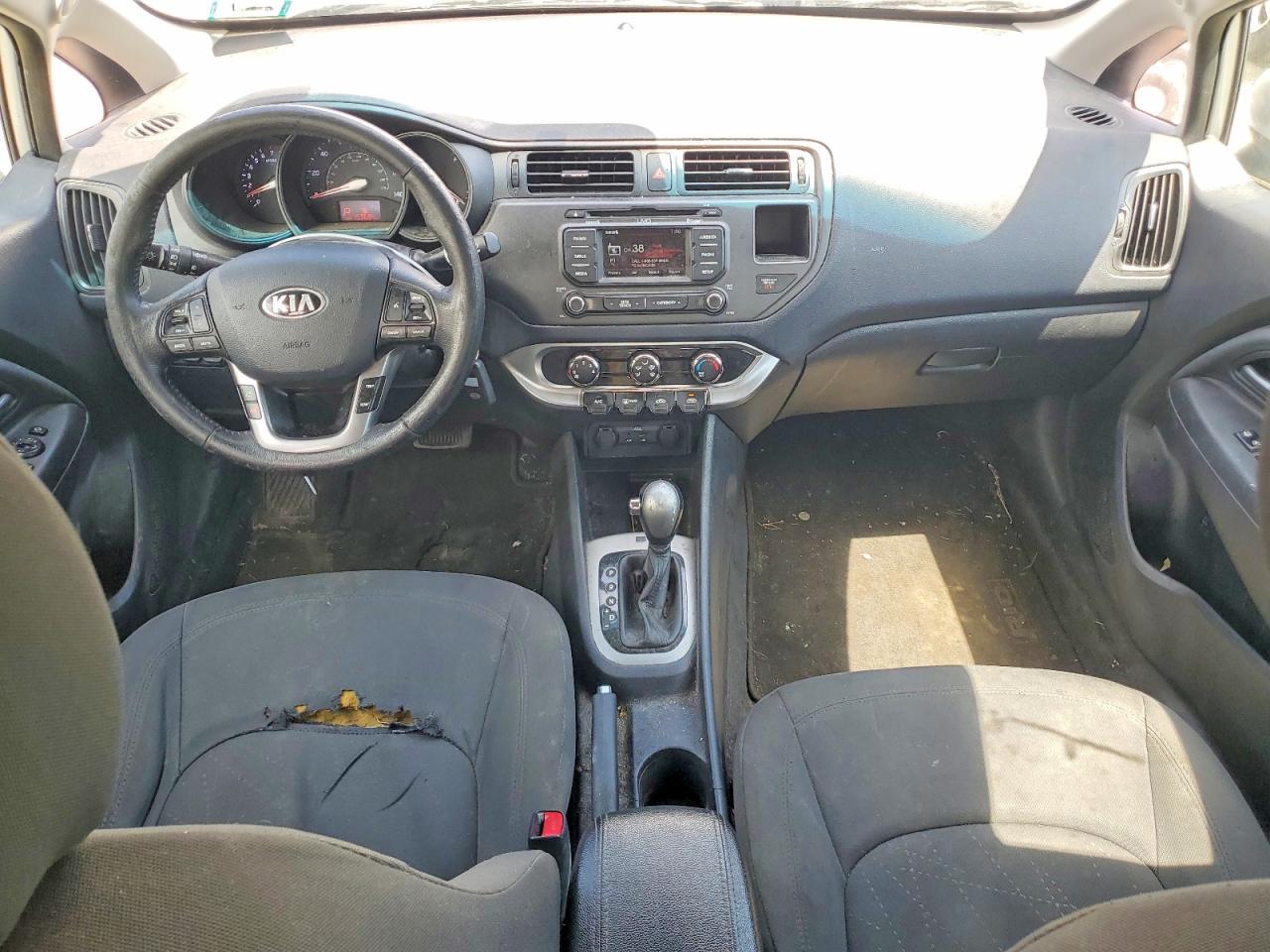 2013 Kia Rio Ex Silver vin: KNADN4A32D6208934