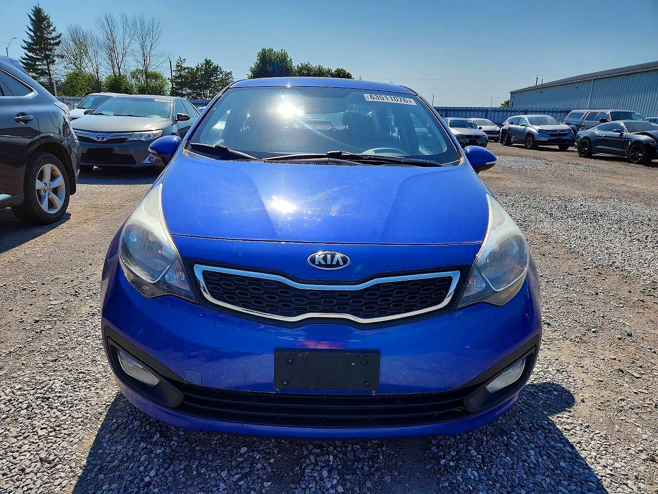 2014 Kia Rio Ex Blue vin: KNADN4A32E6407578