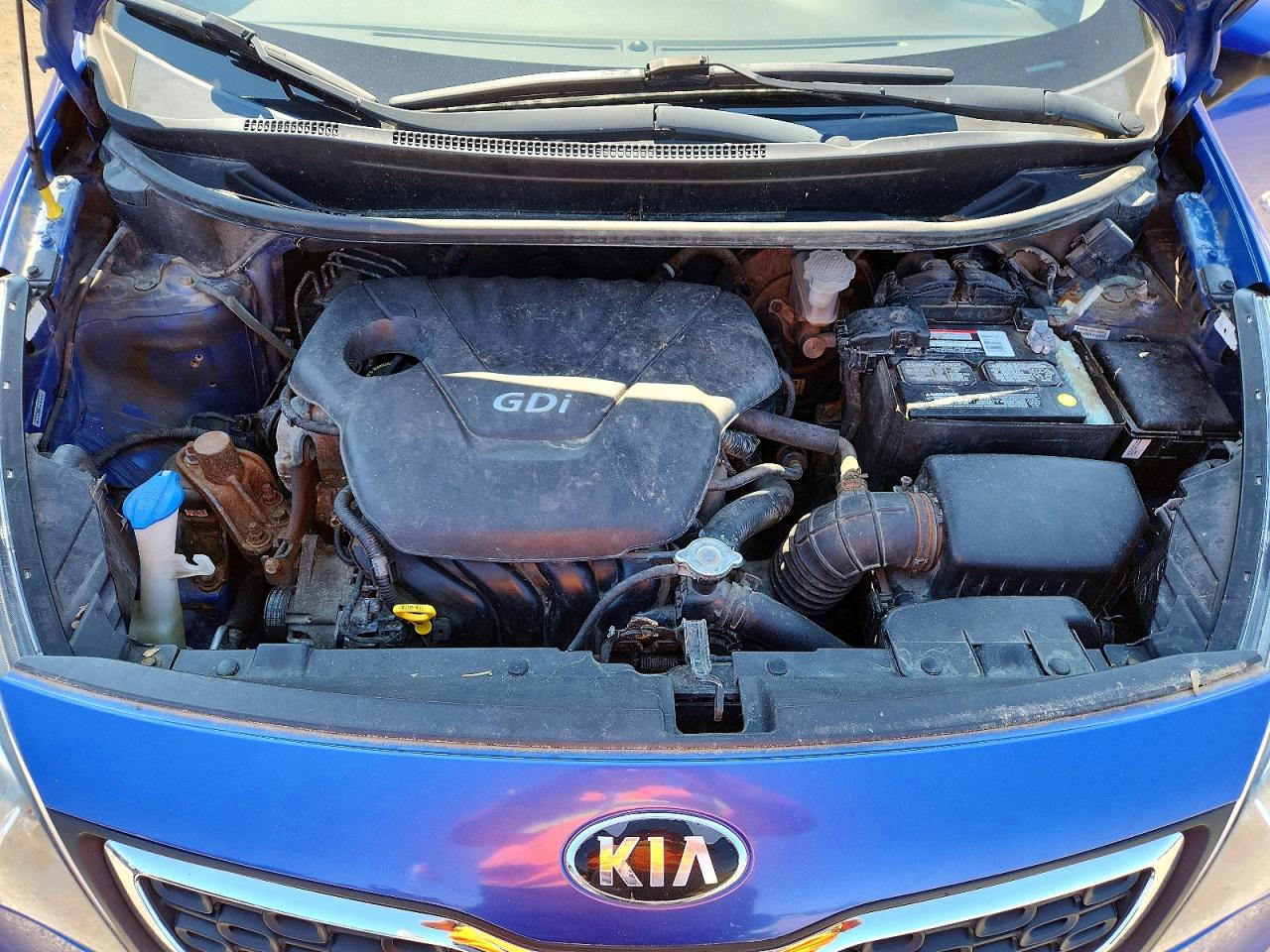 2014 Kia Rio Ex Blue vin: KNADN4A32E6407578