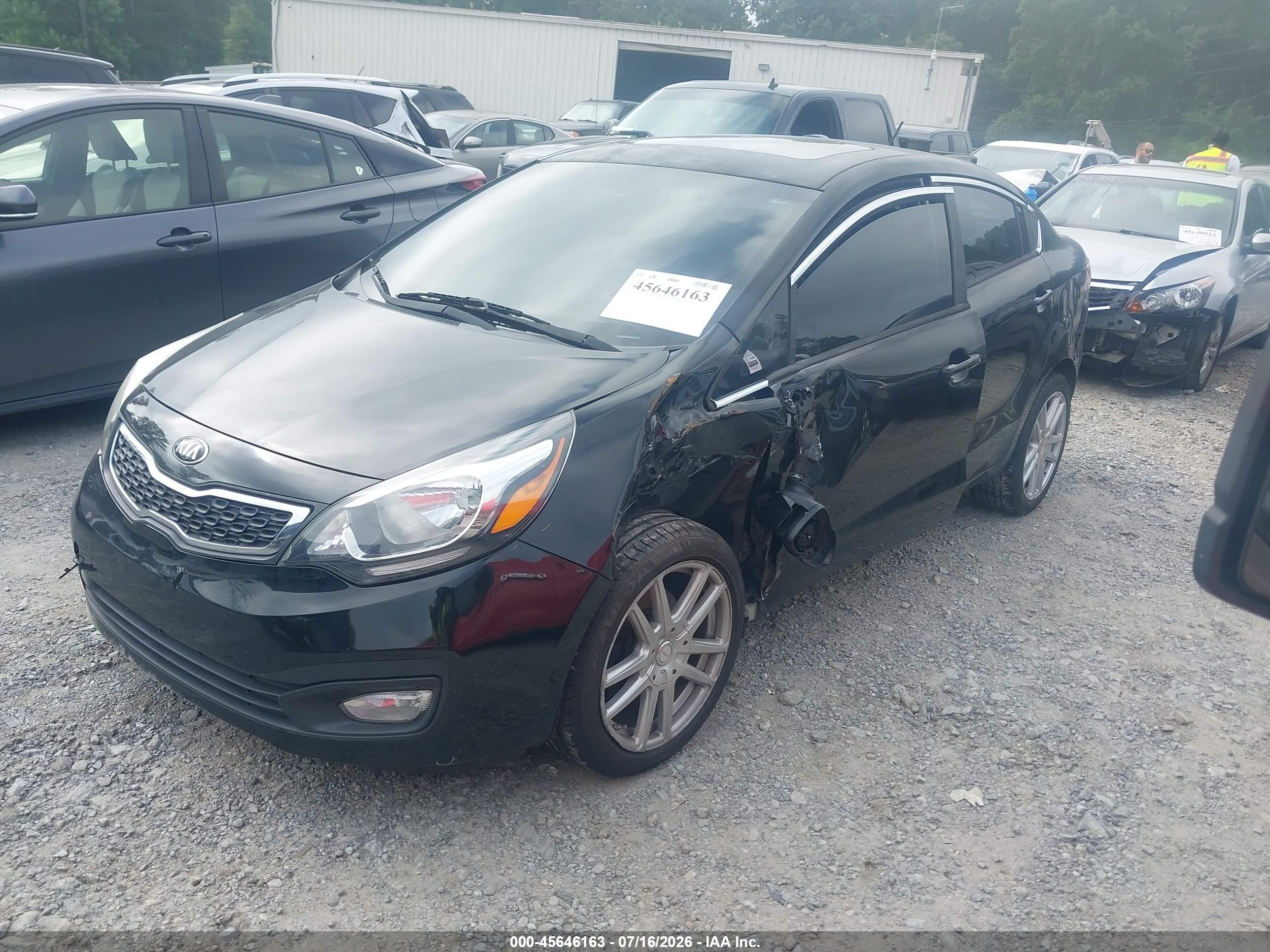 2015 Kia Rio Sx Black vin: KNADN4A32F6431770
