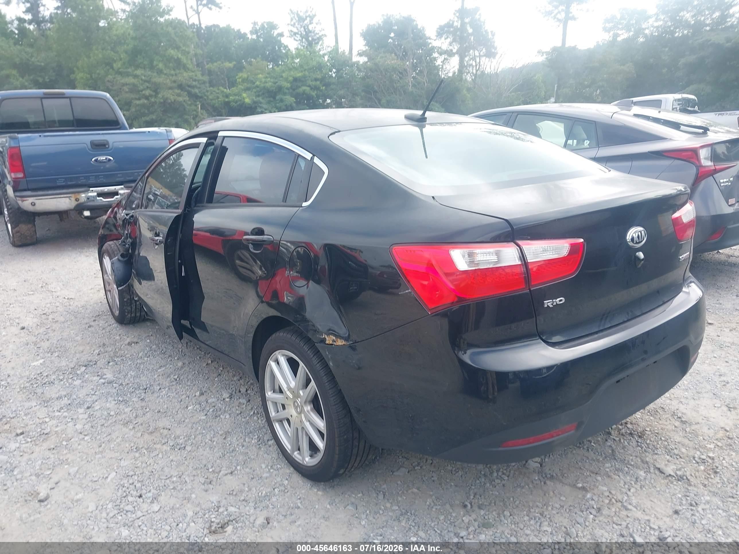 2015 Kia Rio Sx Black vin: KNADN4A32F6431770