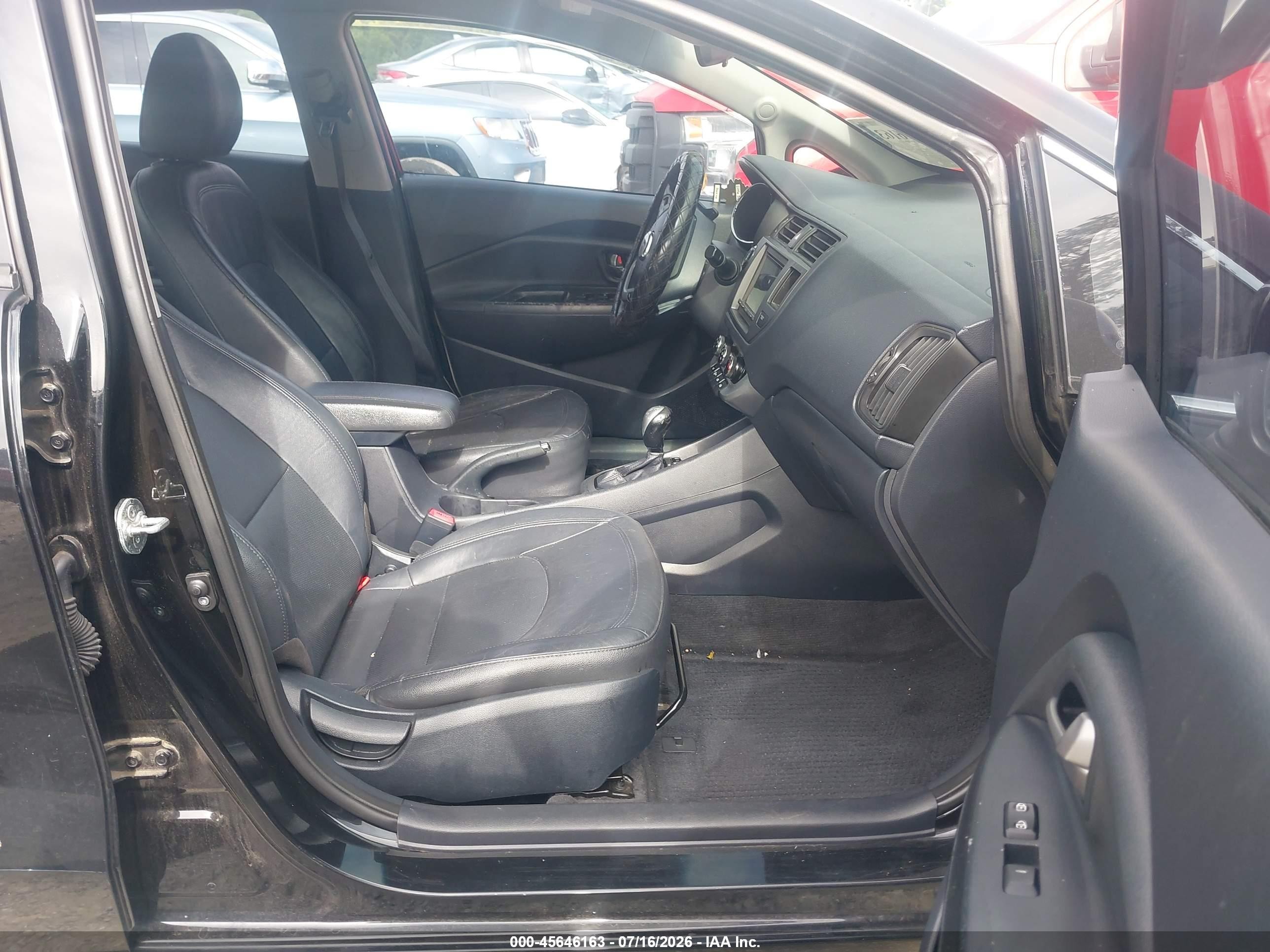 2015 Kia Rio Sx Black vin: KNADN4A32F6431770
