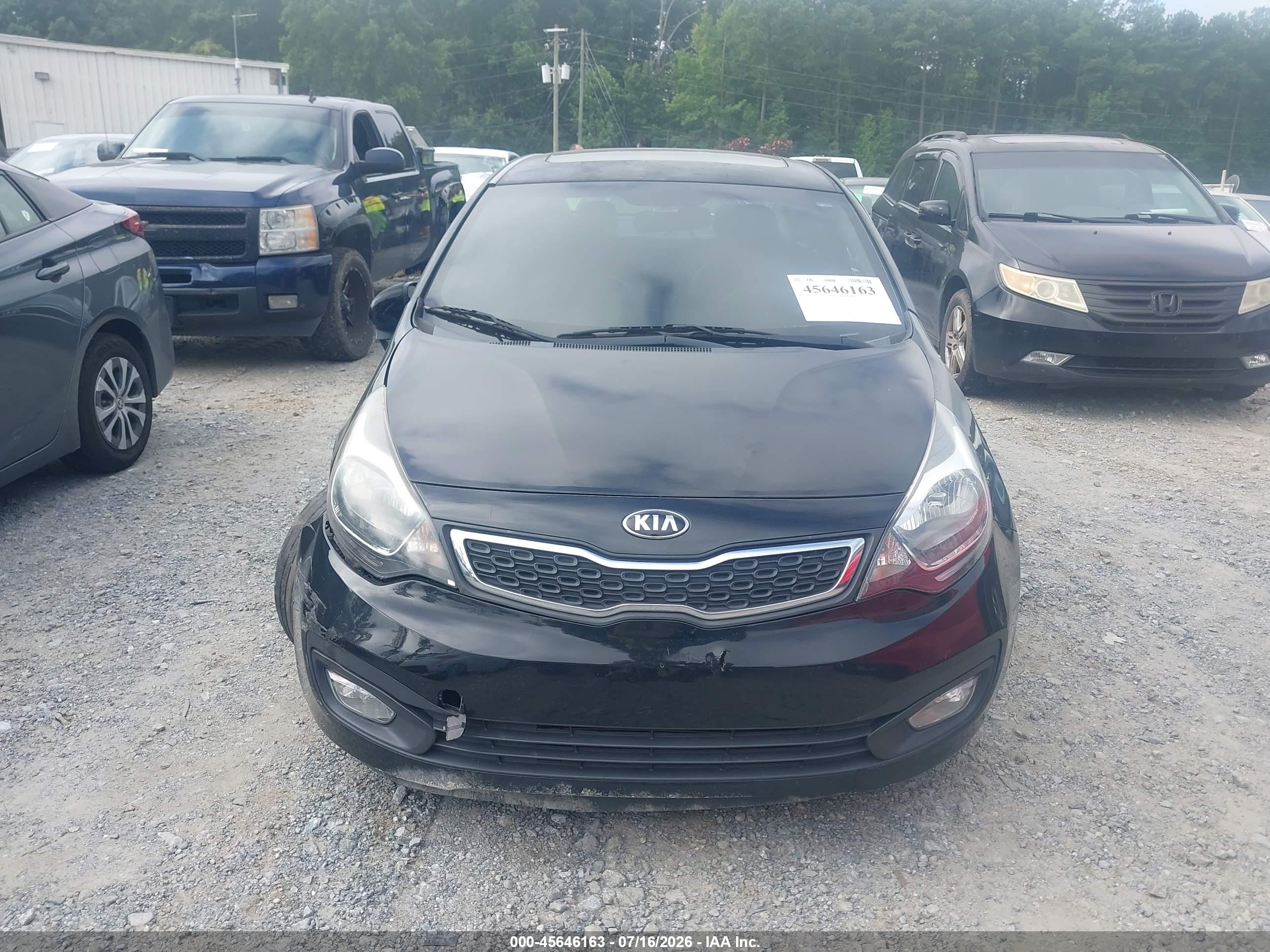 2015 Kia Rio Sx Black vin: KNADN4A32F6431770