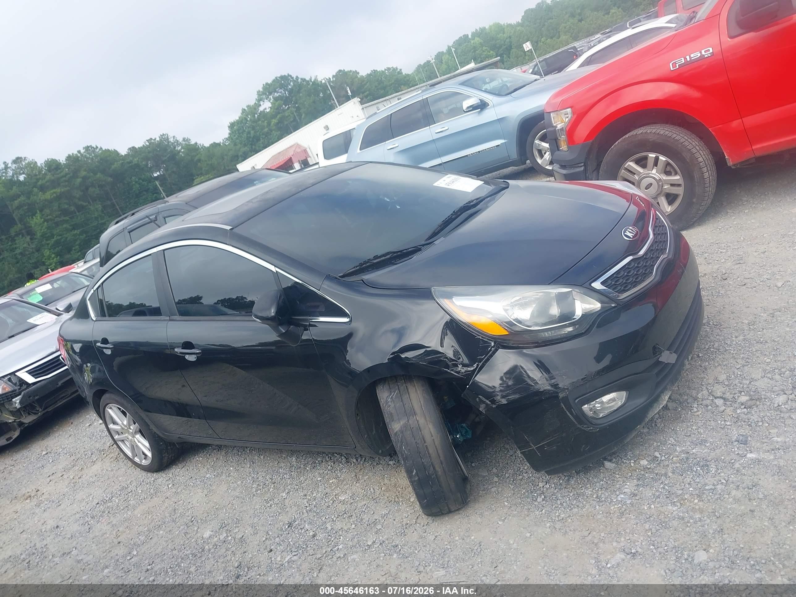 2015 Kia Rio Sx Black vin: KNADN4A32F6431770