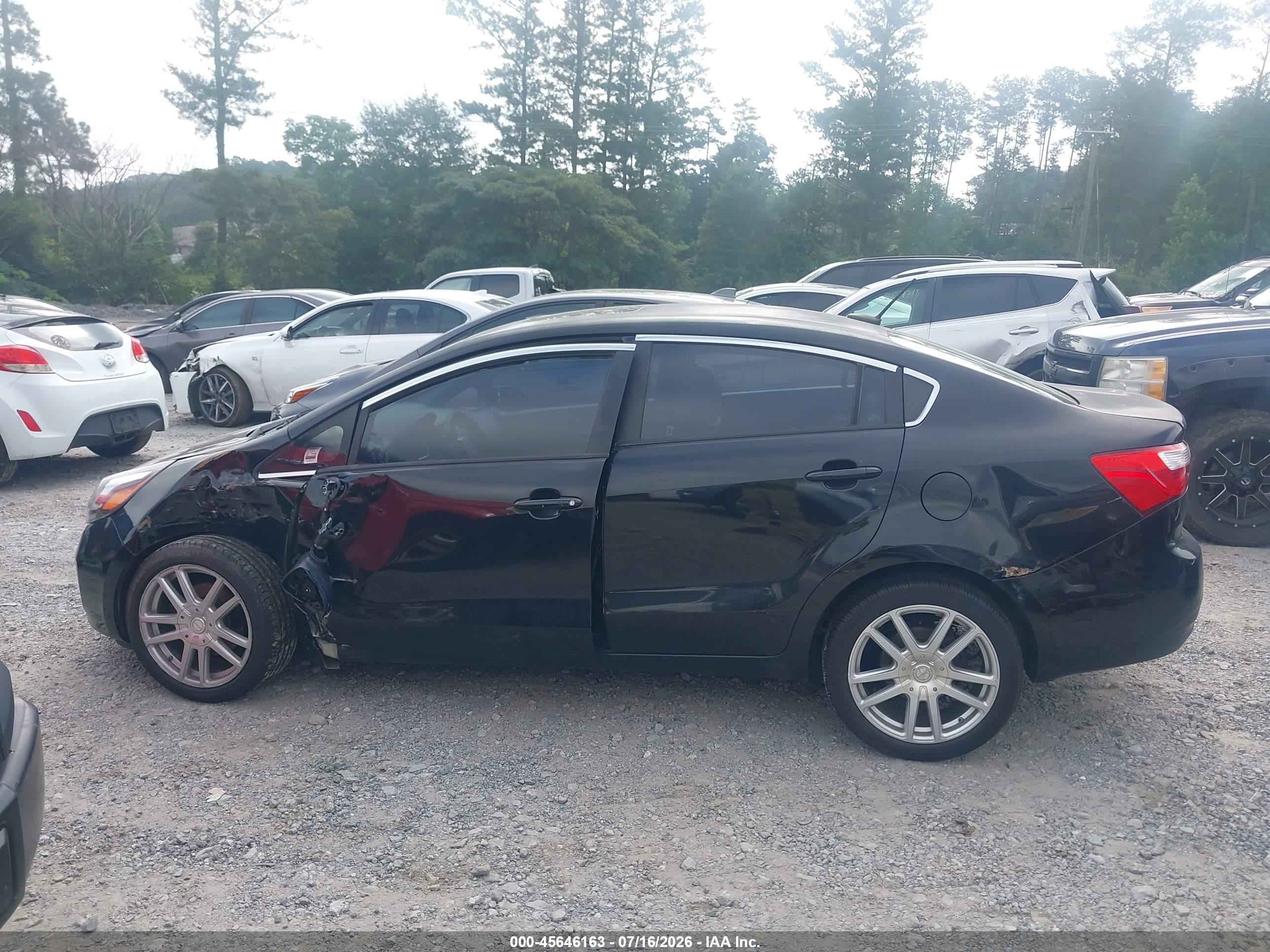 2015 Kia Rio Sx Black vin: KNADN4A32F6431770
