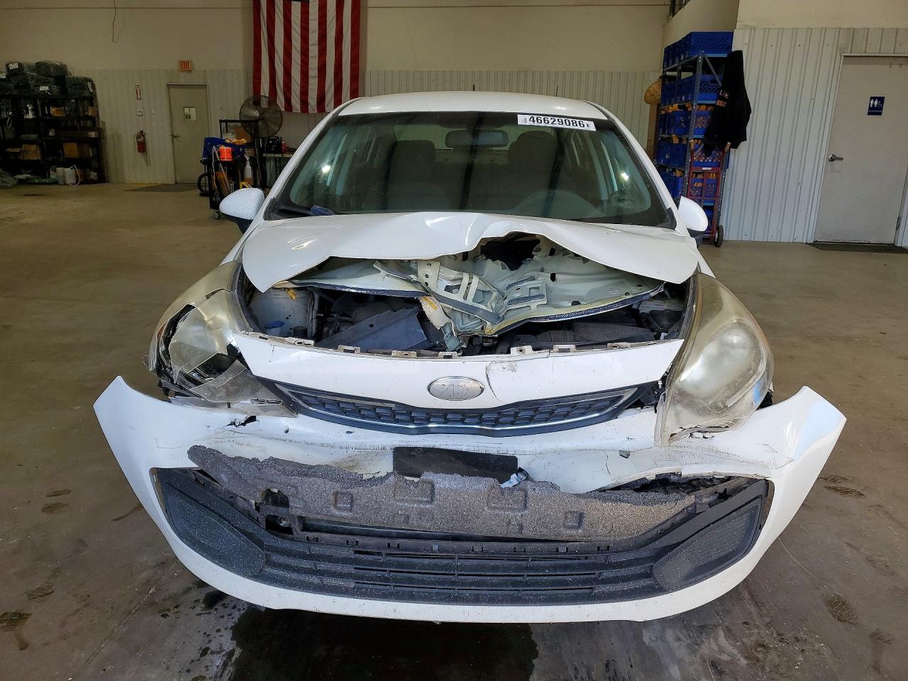 2015 Kia Rio Ex White vin: KNADN4A32F6468429